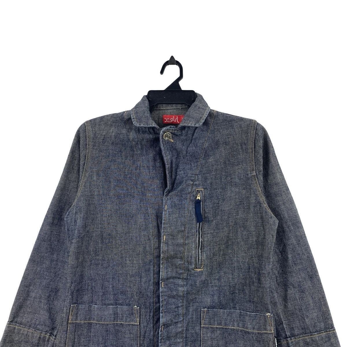 Vintage Vintage X-GIRL Denim Work Jacket Japanese Streetwear Indigo Size M / US 6-8 / IT 42-44 - 2 Thumbnail