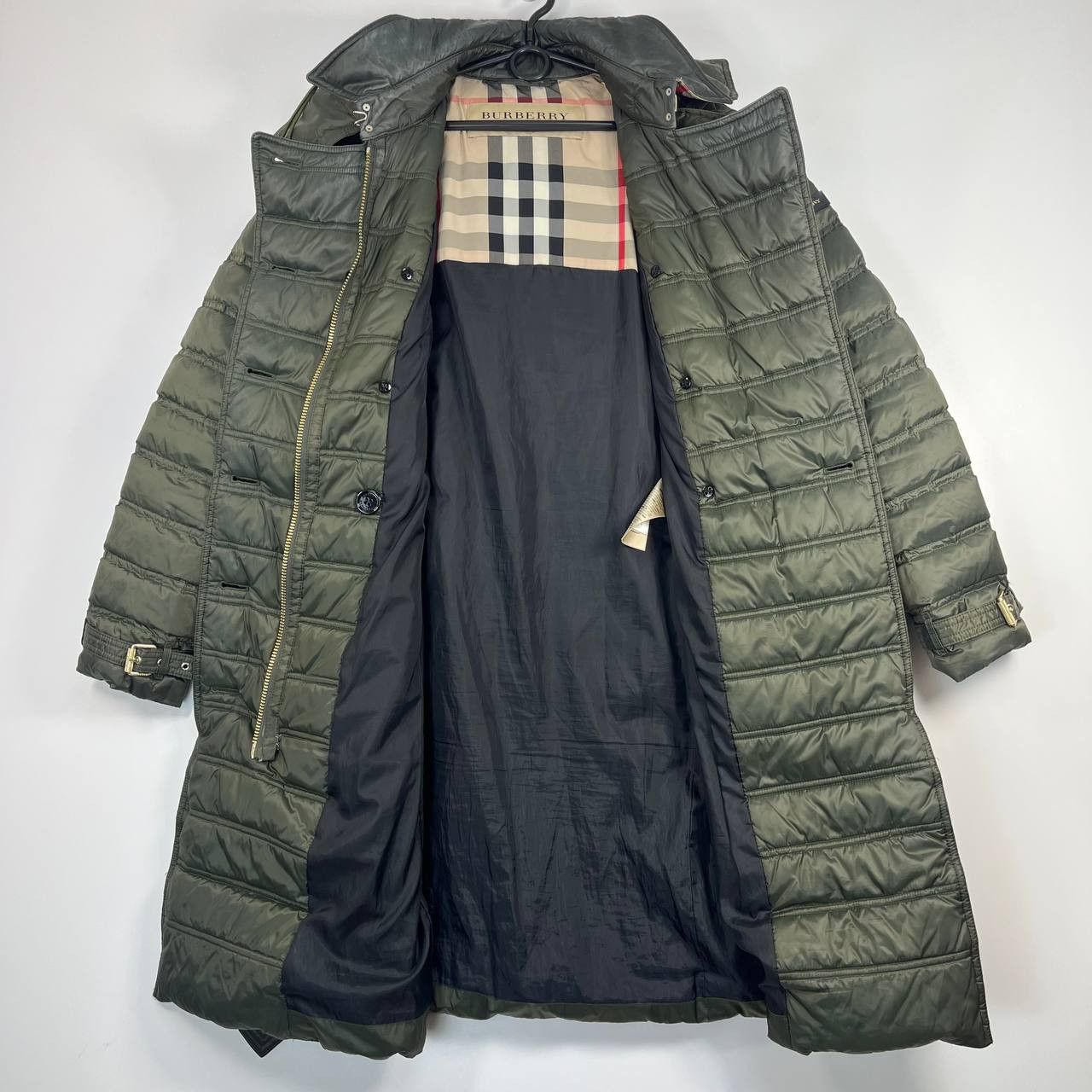 Burberry Burberry London Quilted Puffer Coat Hooded Womens Size L Size L / US 10 / IT 46 - 3 Thumbnail