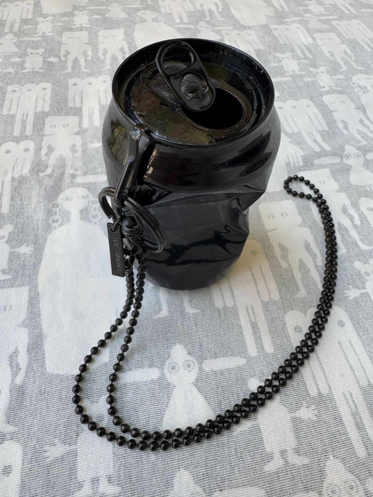Raf Simons Raf Simons SS03 Crushed Painted Coke Can Necklace | Grailed