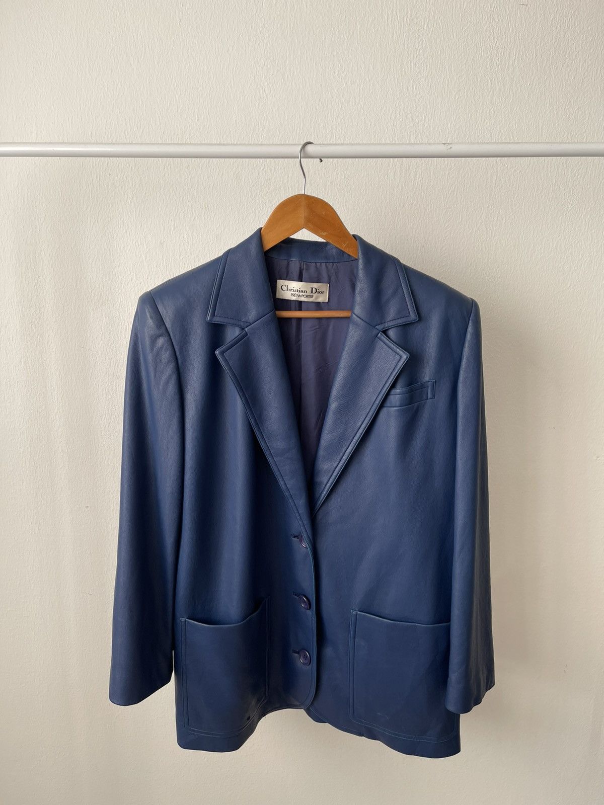 Dior Vintage Christain Dior Pret a Porter Leather Jacket Size US L / EU 52-54 / 3 - 2 Thumbnail