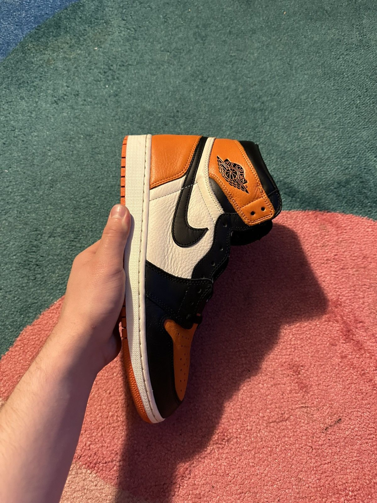 Jordan Brand Air Jordan 1 Retro High OG Shattered Backboard 2015 Size US 12 / EU 45 - 4 Thumbnail