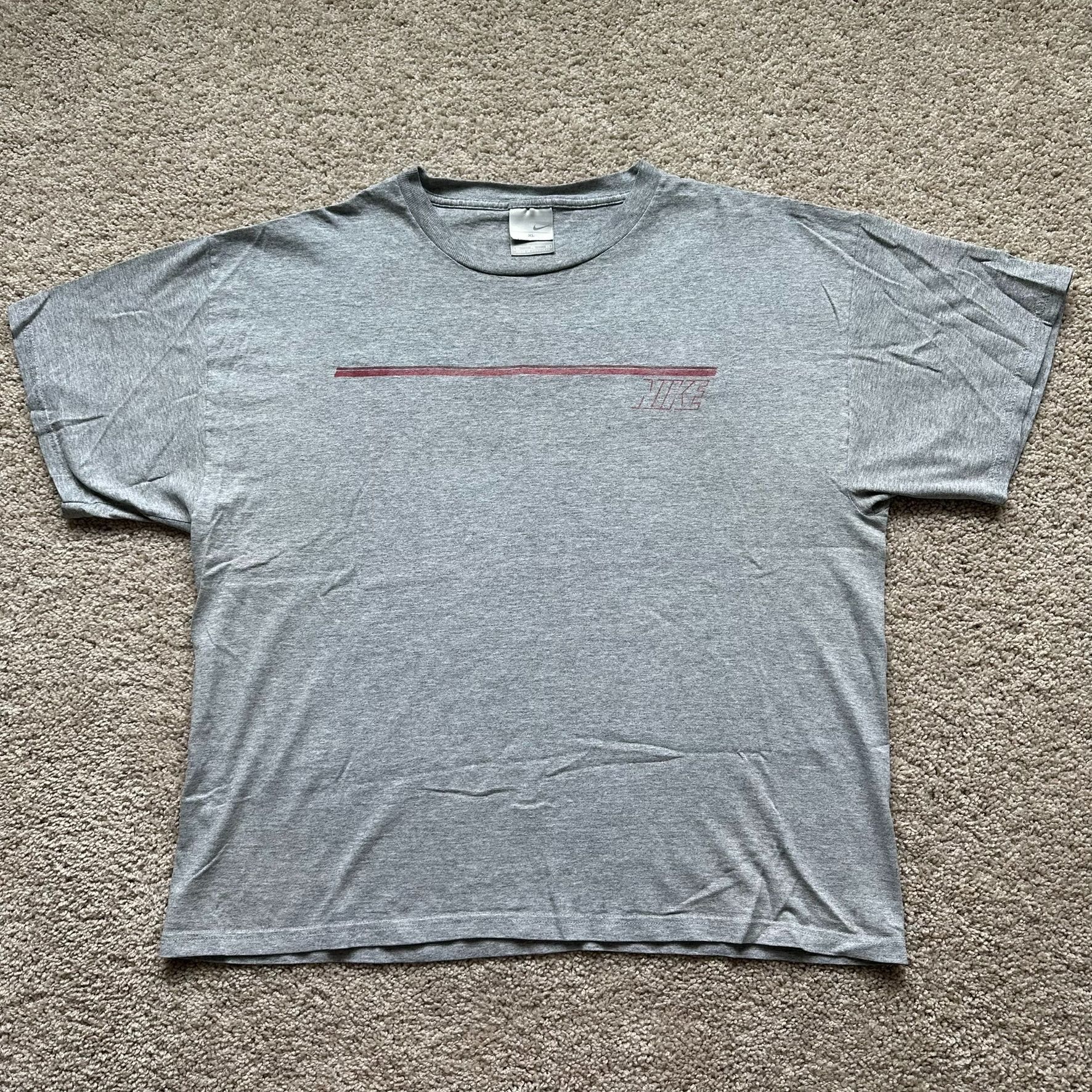 Nike Vintage Y2K Nike Logo T-Shirt Gray Spell Out Streetwear Size US XL / EU 56 / 4 - 5 Thumbnail