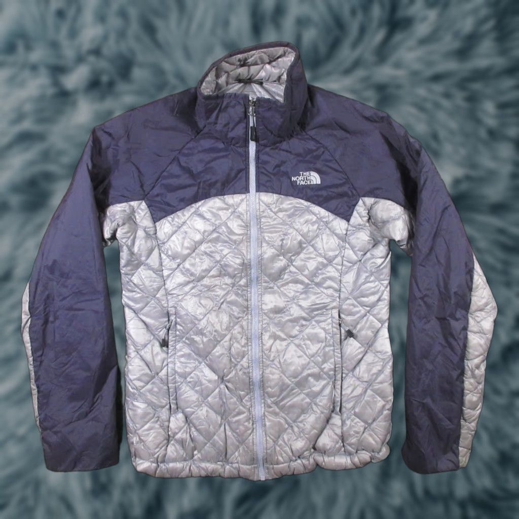 The North Face The North Face ThermoBall Puffer Jacket Coat Women S Light Silver Primaloft Size S / US 4 / IT 40 - 1 Thumbnail