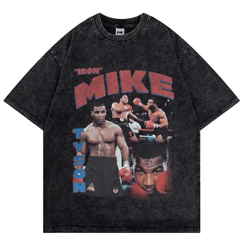 Japanese Brand × Vintage Sportswear Boxing Mike Tyson Print Graphic Tee Shirt Size US XL / EU 56 / 4 - 1 Thumbnail