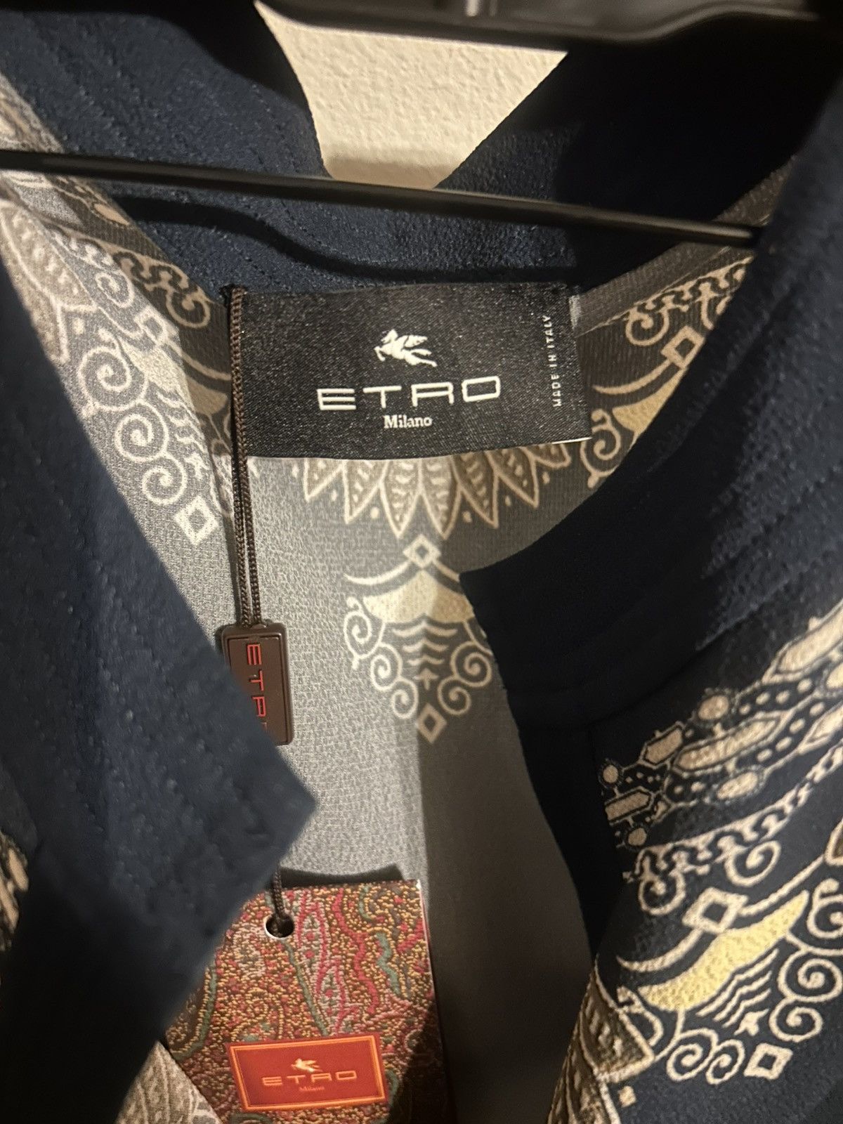 Etro ETRO Printed crepe de chine midi dress size IT 38 MSRP $1790 Size XS / US 0-2 / IT 36-38 - 7 Thumbnail