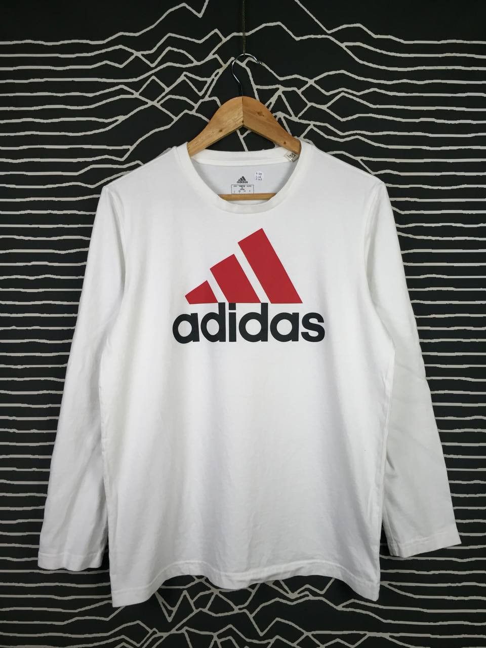 Adidas × Vintage Adidas Equipment Big Logo Longsleeve Tee Size US M / EU 48-50 / 2 - 2 Thumbnail