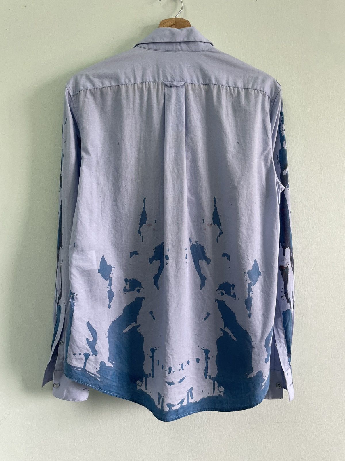 Alexander McQueen SS 2009 Alexander McQueen Painted Shirt Size US M / EU 48-50 / 2 - 2 Thumbnail