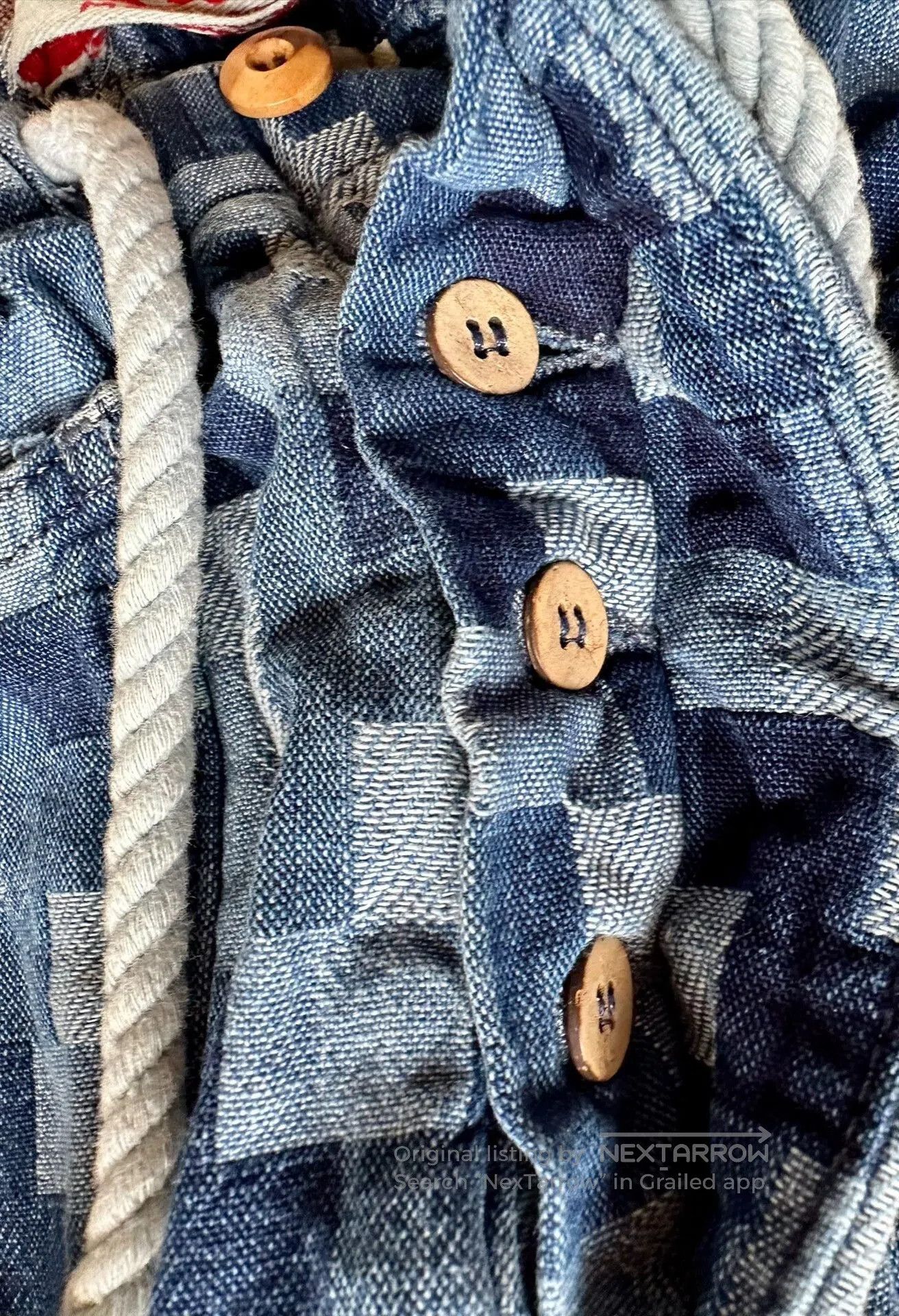Dr. Collectors Dr.Collectors P38 Jacquard Denim Casual Pants. Size US 30 / EU 46 - 4 Thumbnail
