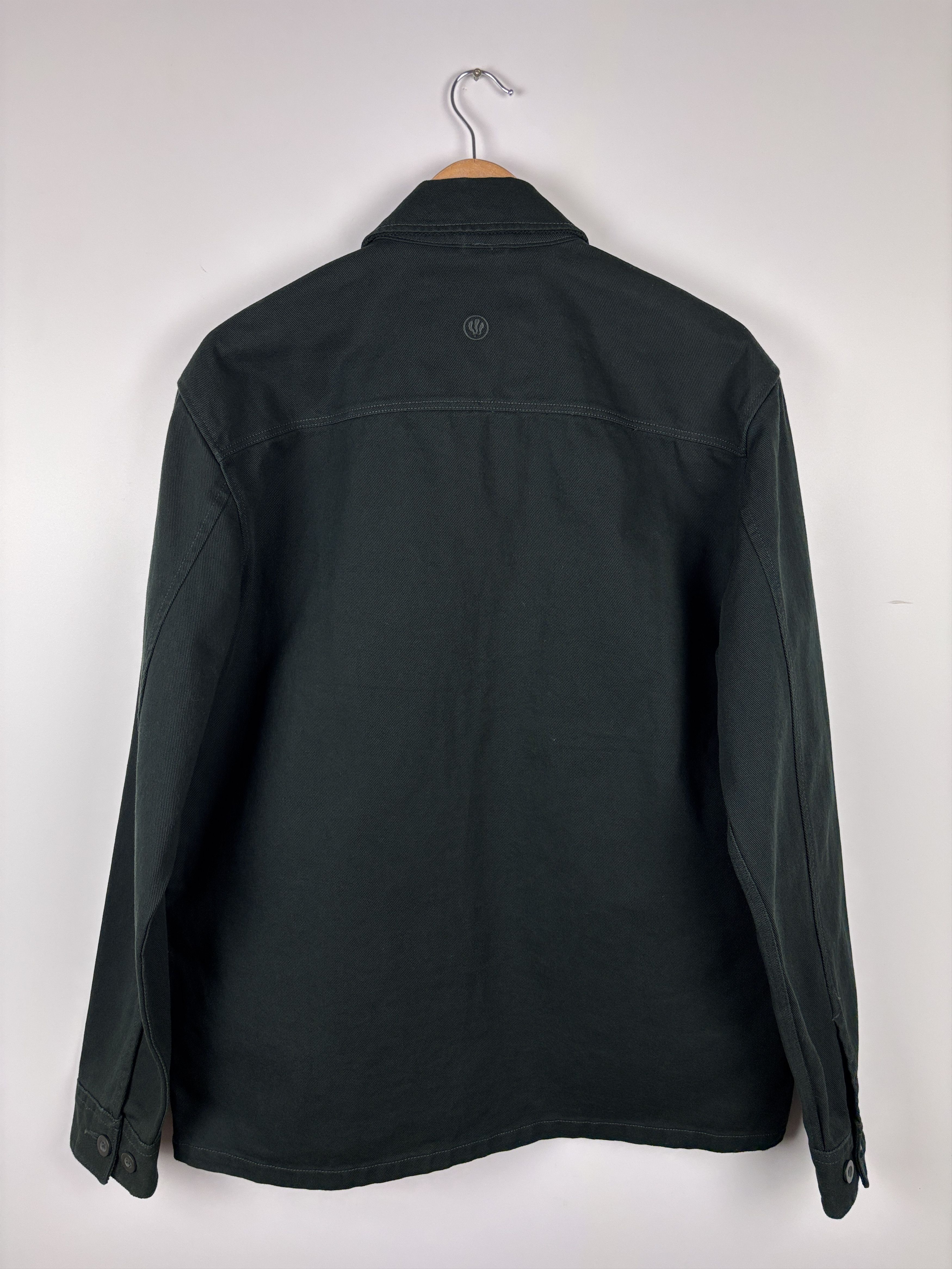 FatFace Mens Fat Face Chore Overshirt Denim Jacket Green Dark Size L Size US L / EU 52-54 / 3 - 5 Thumbnail