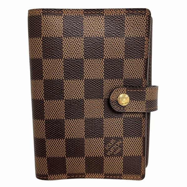 Louis Vuitton Louis Vuitton Louis Vuitton Agenda PM Damier Notebook Cover Canvas Short Wallet R20700 Size ONE SIZE - 1 Thumbnail