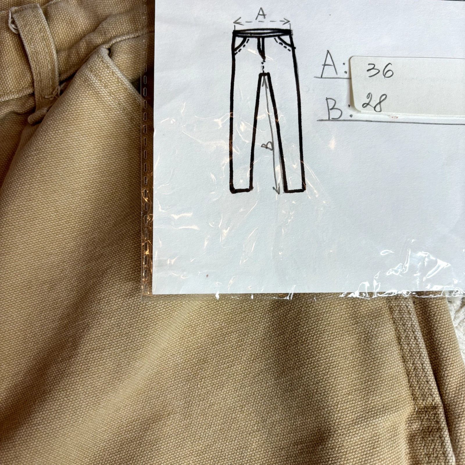 Carhartt VTG Made In USA Carhartt Canvas Work Pants Men's 34x28 Grung Size US 34 / EU 50 - 8 Thumbnail