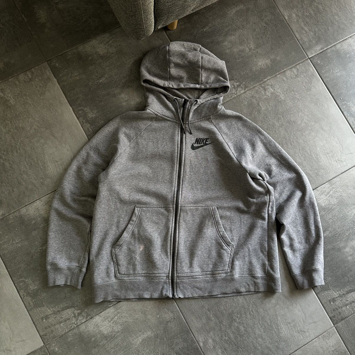 Nike × Vintage Vintage Nike Zip Hoodie Small Logo Tech Fleece Y2K 00s Size US XL / EU 56 / 4 - 5 Thumbnail