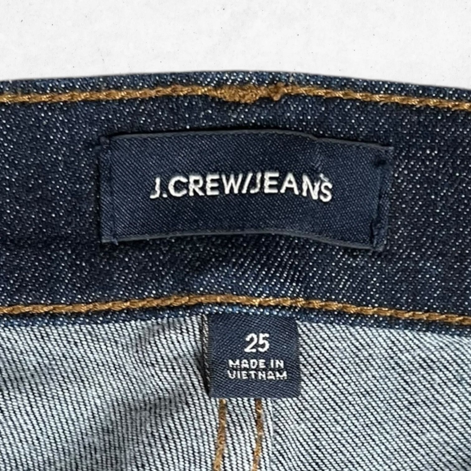 J.Crew J. Crew Jeans Vintage Straight Women's 25 Dark Wash Stretch Size 25" / US 0 / IT 36 - 3 Thumbnail