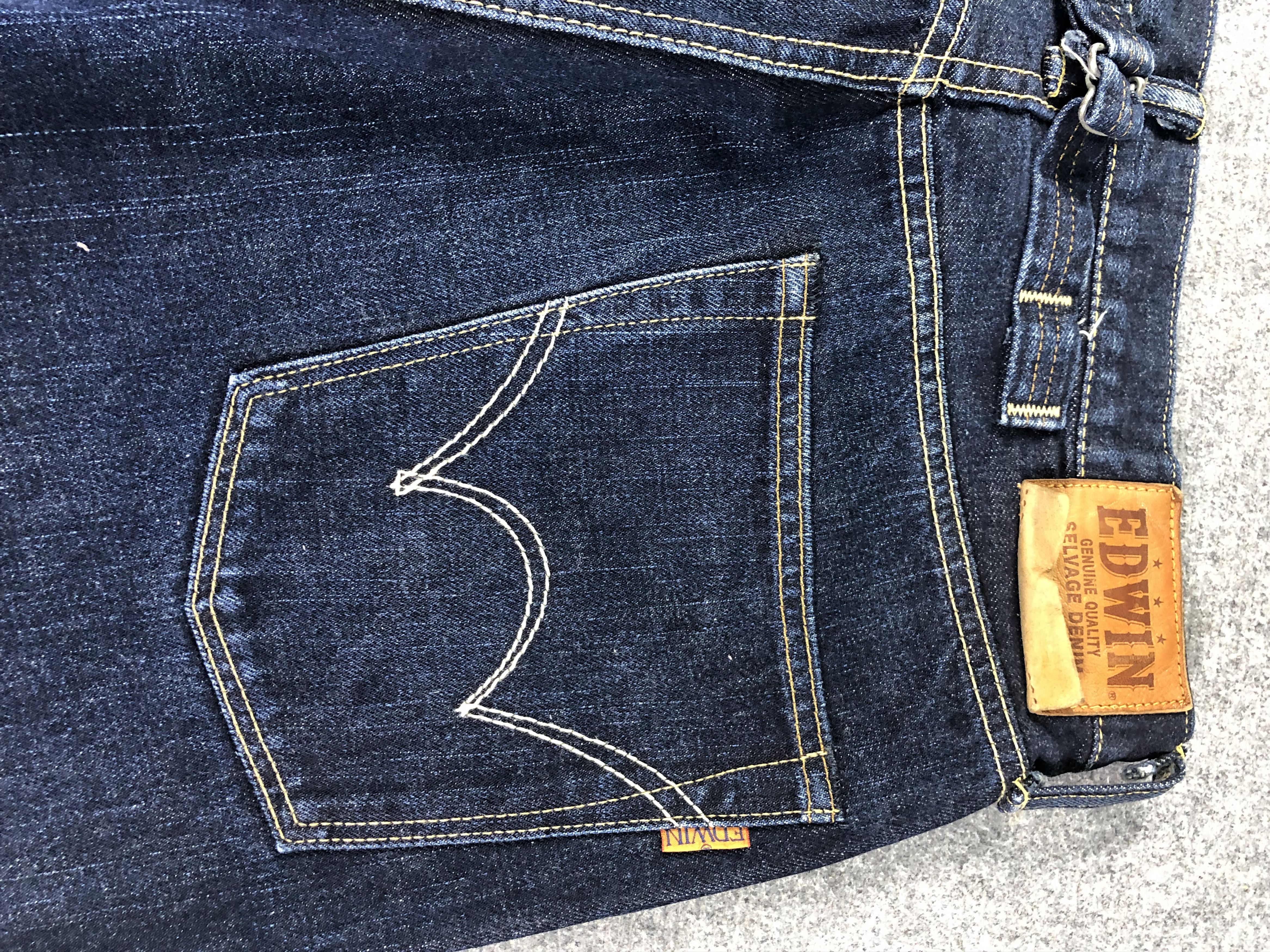 Edwin Edwin Selvage Denim Jeans 32x30 Size US 32 / EU 48 - 11 Thumbnail