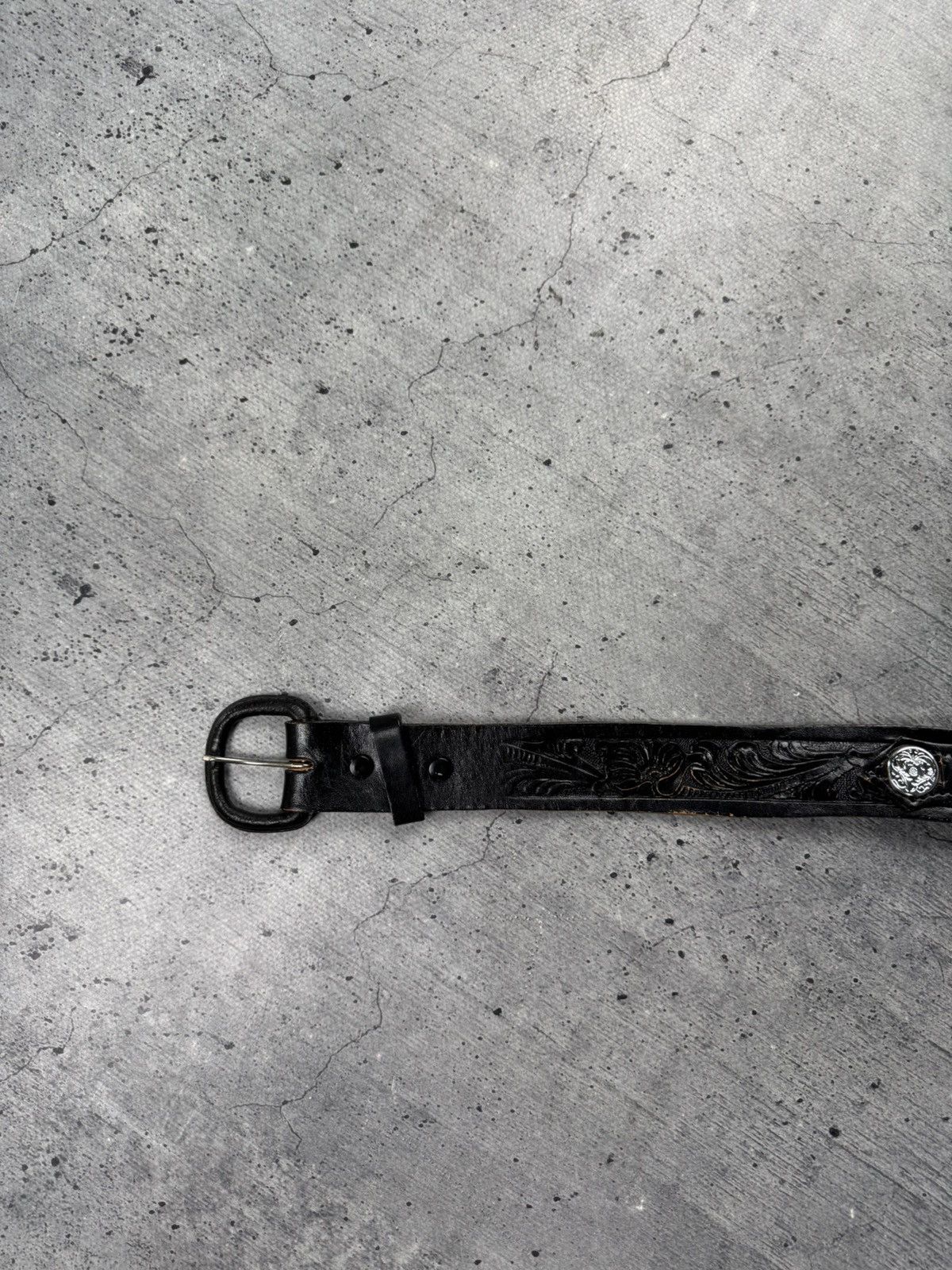 Harley Davidson Harley Davidson belt vintage distressed futuristic belt Size ONE SIZE - 4 Thumbnail