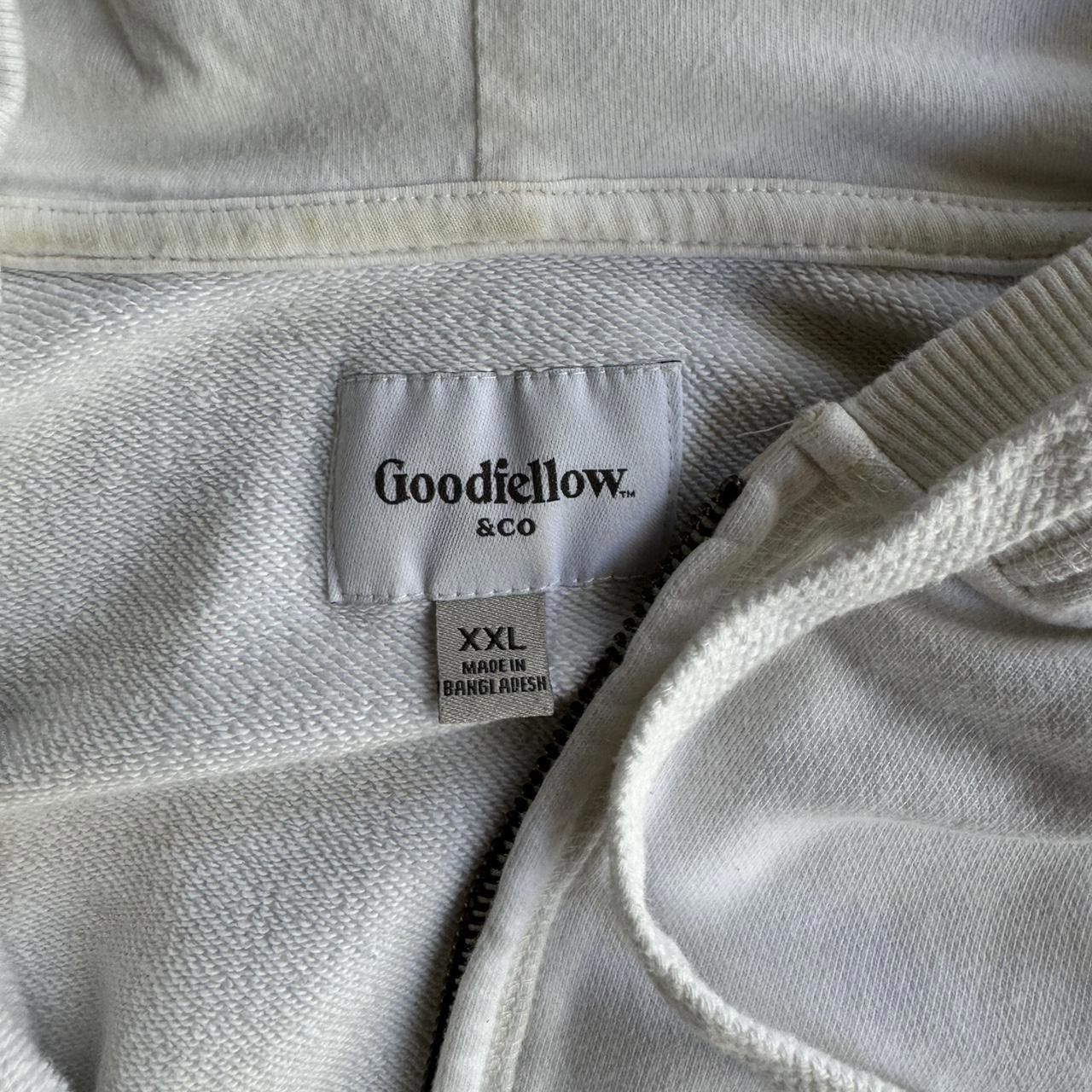 Designer Goodfellow & Co. Men's White Hoody Size US XXL / EU 58 / 5 - 2 Thumbnail