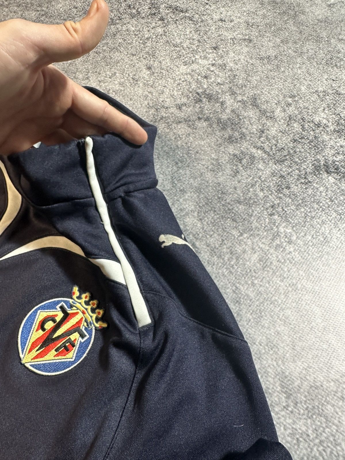 Puma × Vintage Vintage Puma Villarreal Soccer Jacket Streetwear Casual USA Size US M / EU 48-50 / 2 - 6 Thumbnail