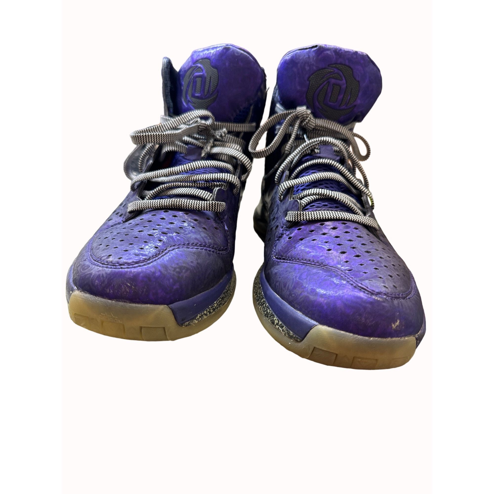 Adidas Adidas Rose Night Before Xmas 2012 men’s purple basketball s Size US 8.5 / EU 41-42 - 4 Thumbnail