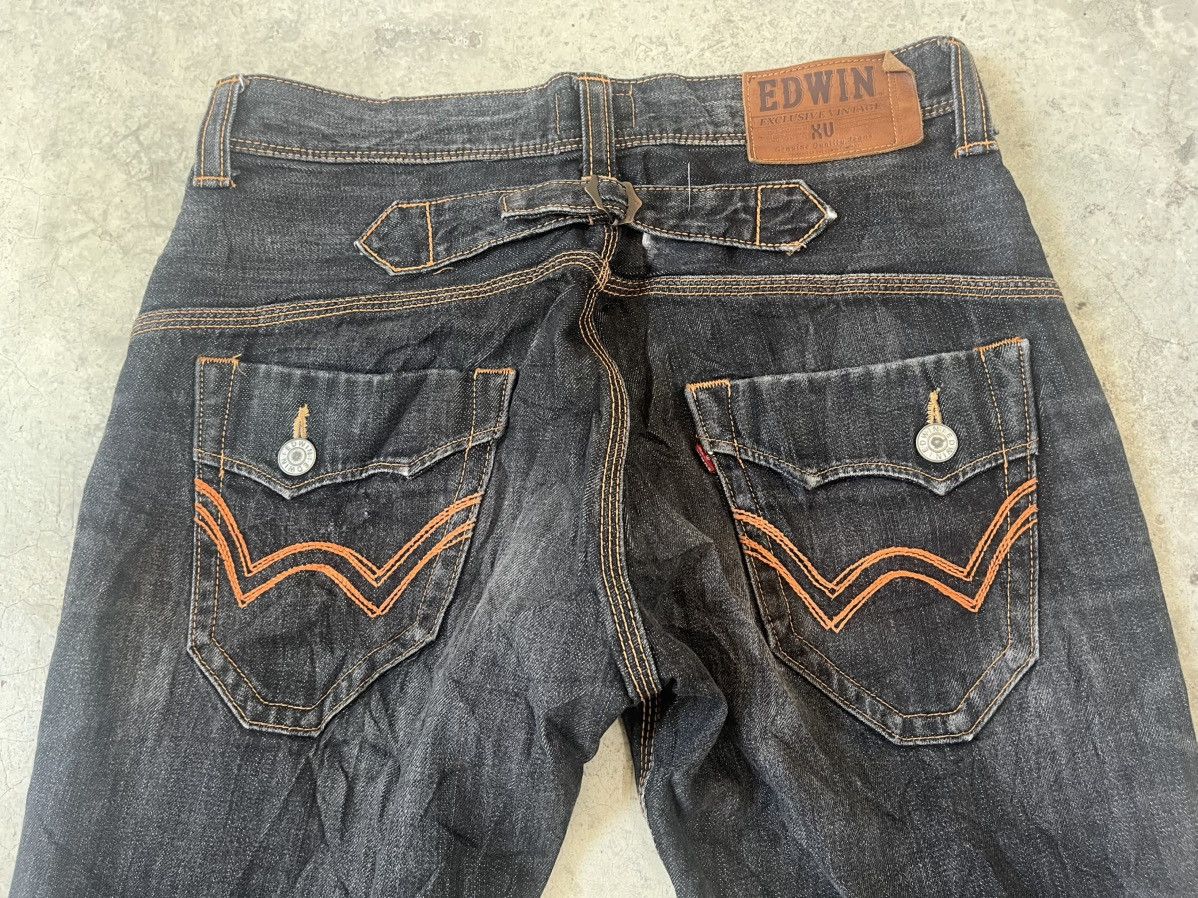 Edwin Edwin Flare Distressed Clawmark faded Vintage Pants Size US 34 / EU 50 - 8 Thumbnail