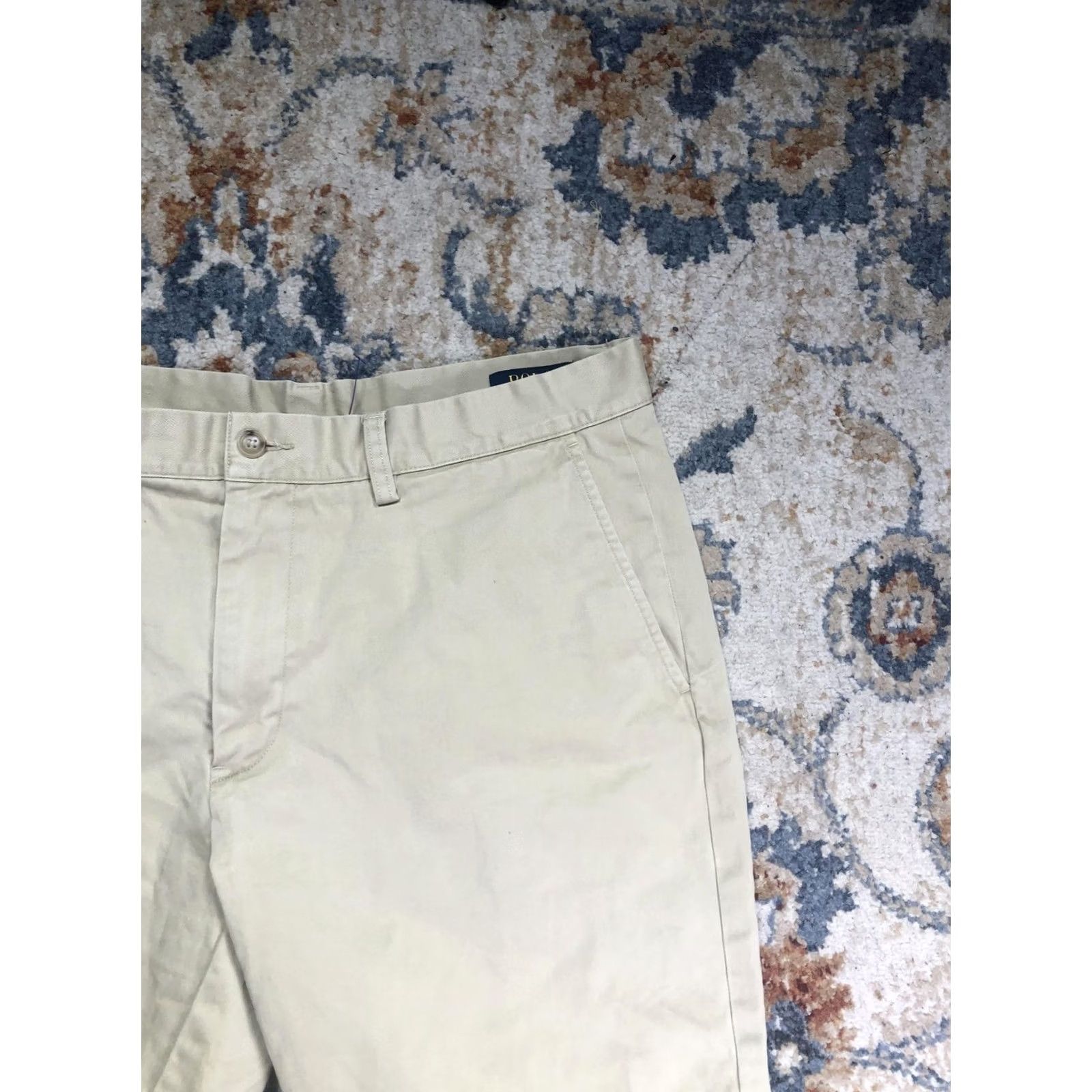 Polo Ralph Lauren Polo Ralph Lauren Shorts Mens 33 Beige Classic Fit Chino 9 Inseam Casual Summer Size US XS / EU 42 / 0 - 3 Thumbnail