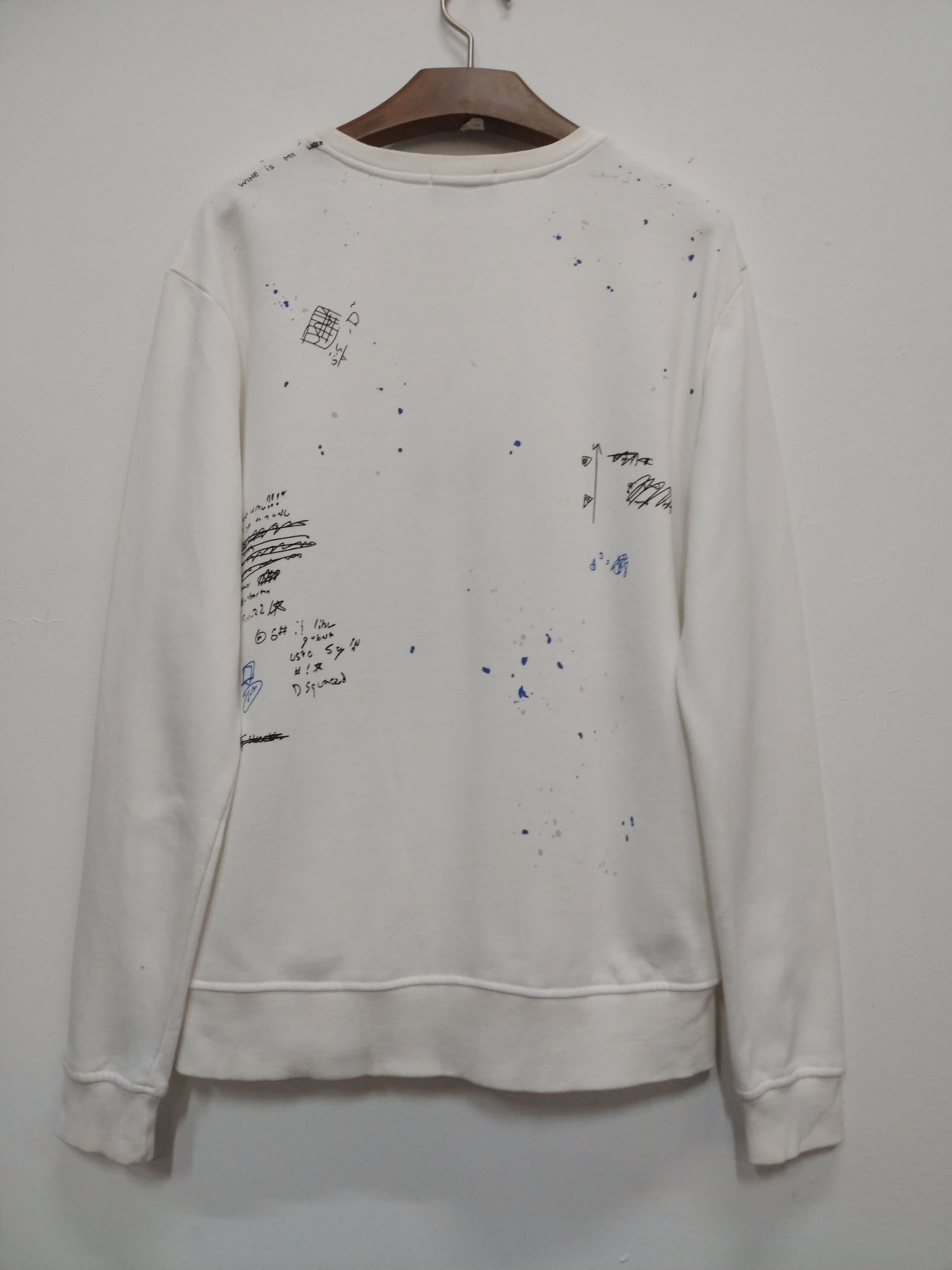 Dsquared2 × If Six Was Nine RARE DESIGN DSQUARED2 GRAFFITI SWEATSHIRT Size US L / EU 52-54 / 3 - 2 Thumbnail