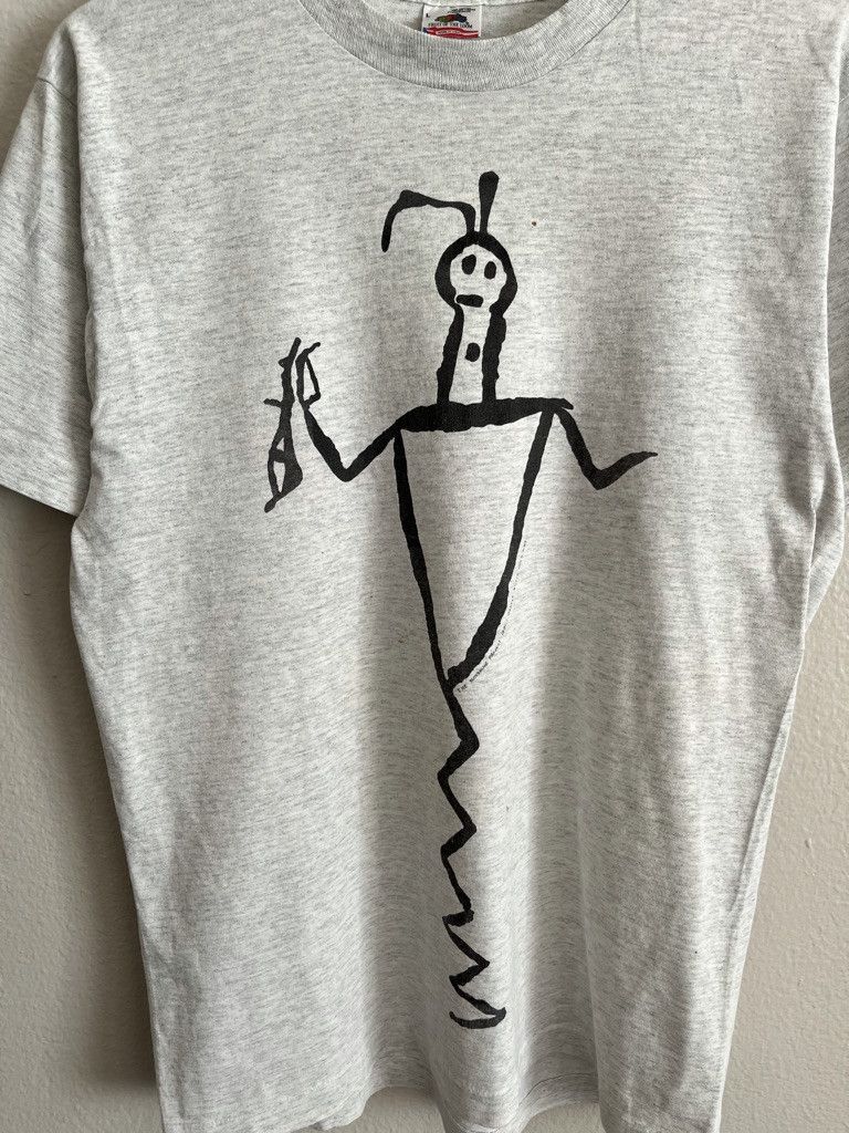Vintage Vintage 90s Stickman Tee Size US L / EU 52-54 / 3 - 3 Thumbnail