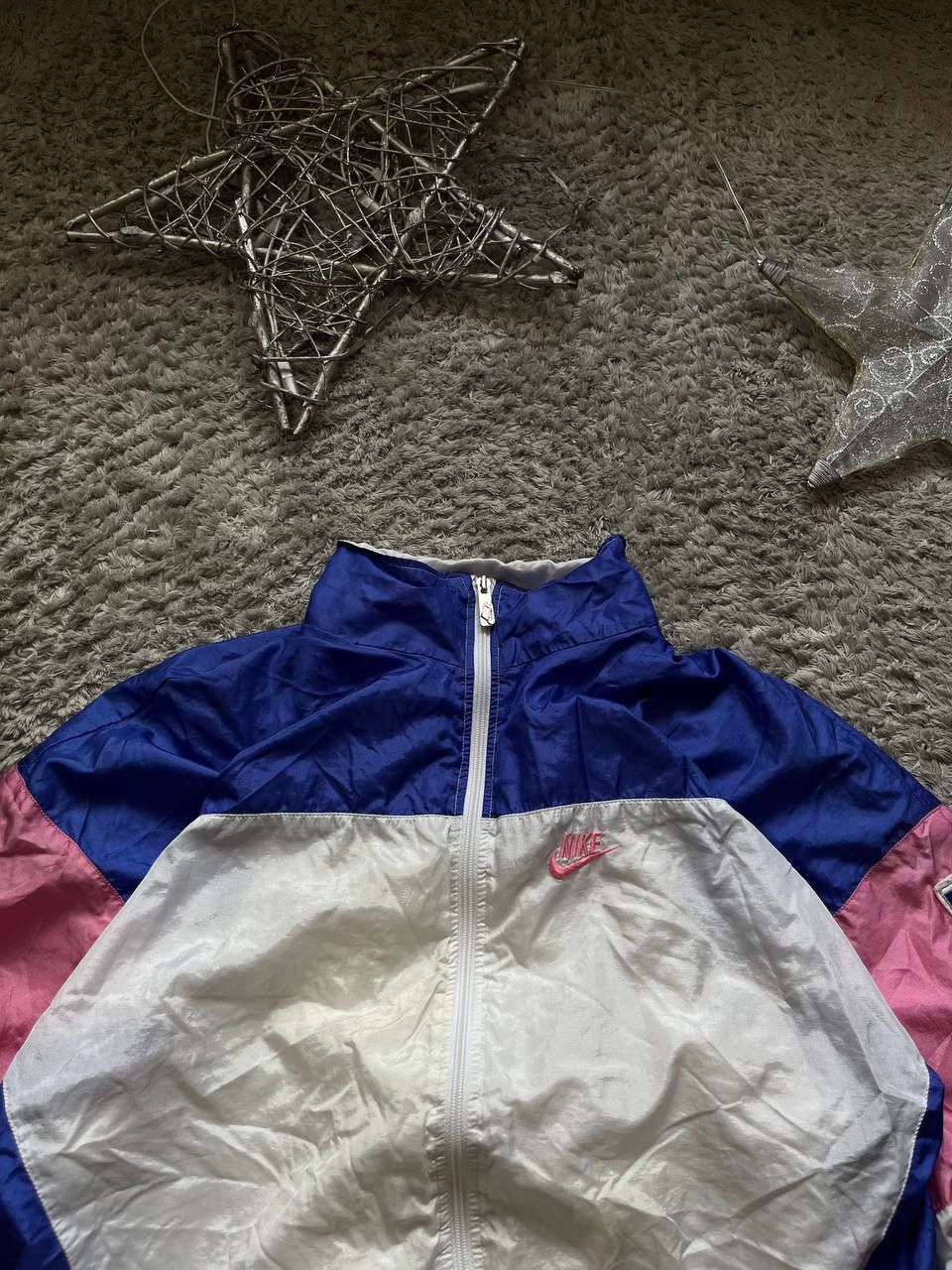 80s Nike Light Jacket Streetwear Vintage Logo Swoosh Rare