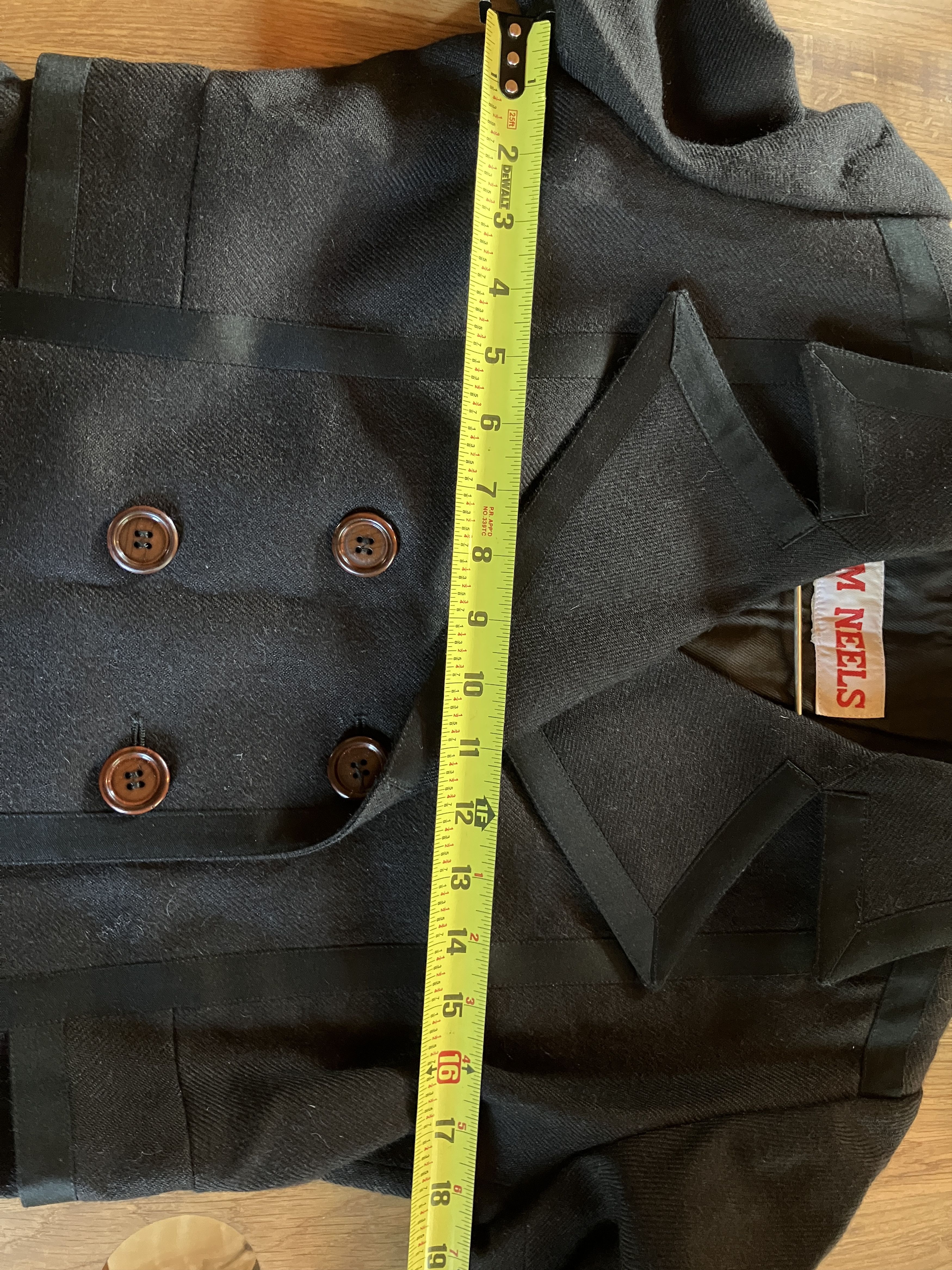 Wim Neels Wim Neels Antwerp Belgian Designer Cropped Jacket Tailleur Size M / US 6-8 / IT 42-44 - 8 Thumbnail