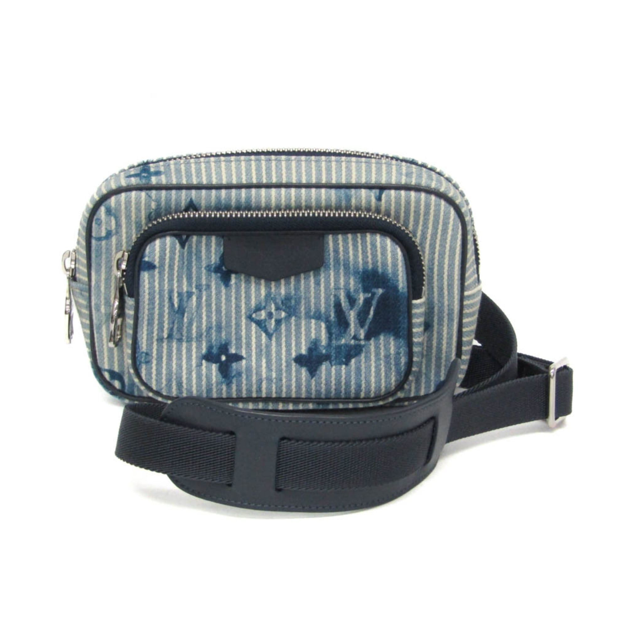 Louis Vuitton Louis Vuitton Monogram Outdoor Pouch Summer Collection M80462 Men,Women Pouch,Shoulder Bag Blue,White Size ONE SIZE - 1 Thumbnail