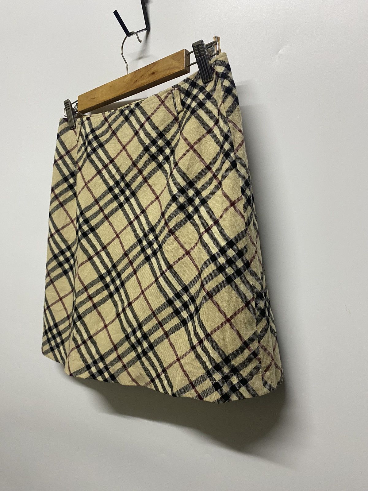 Burberry × Vintage BURBERRY London Mini Skirt Plaid Nova Check Size 26" / US 2 / IT 38 - 3 Thumbnail