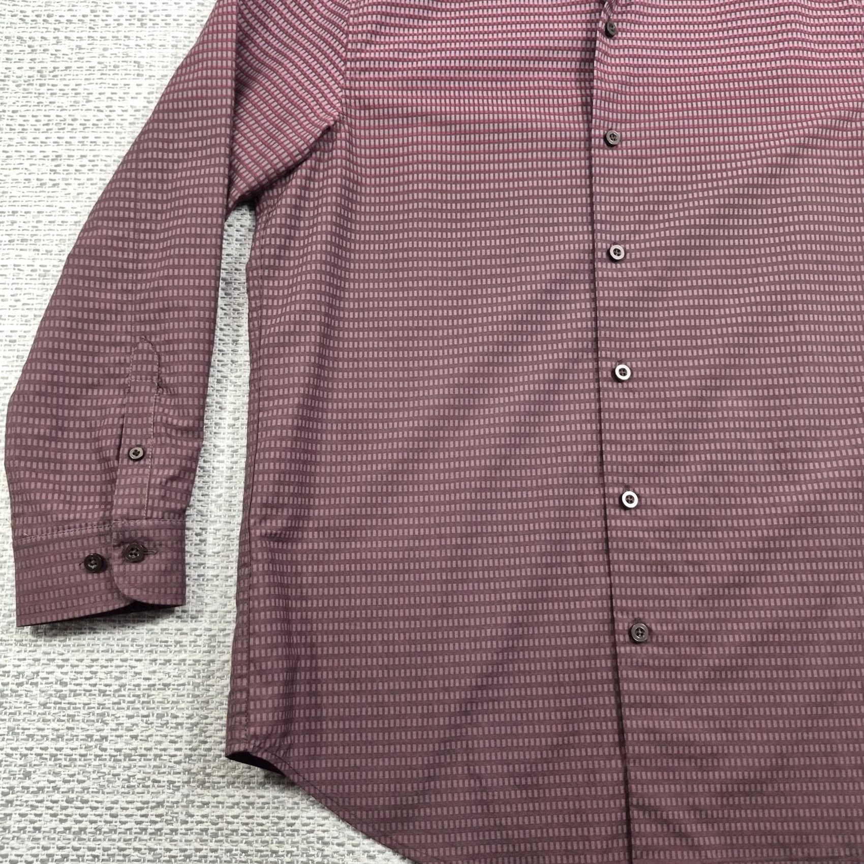 Tommy Bahama Tommy Bahama Button Up Shirt Mens Small Island Modern Long Sleeve Silk Blend Red Geometric Casual Size US S / EU 44-46 / 1 - 3 Thumbnail
