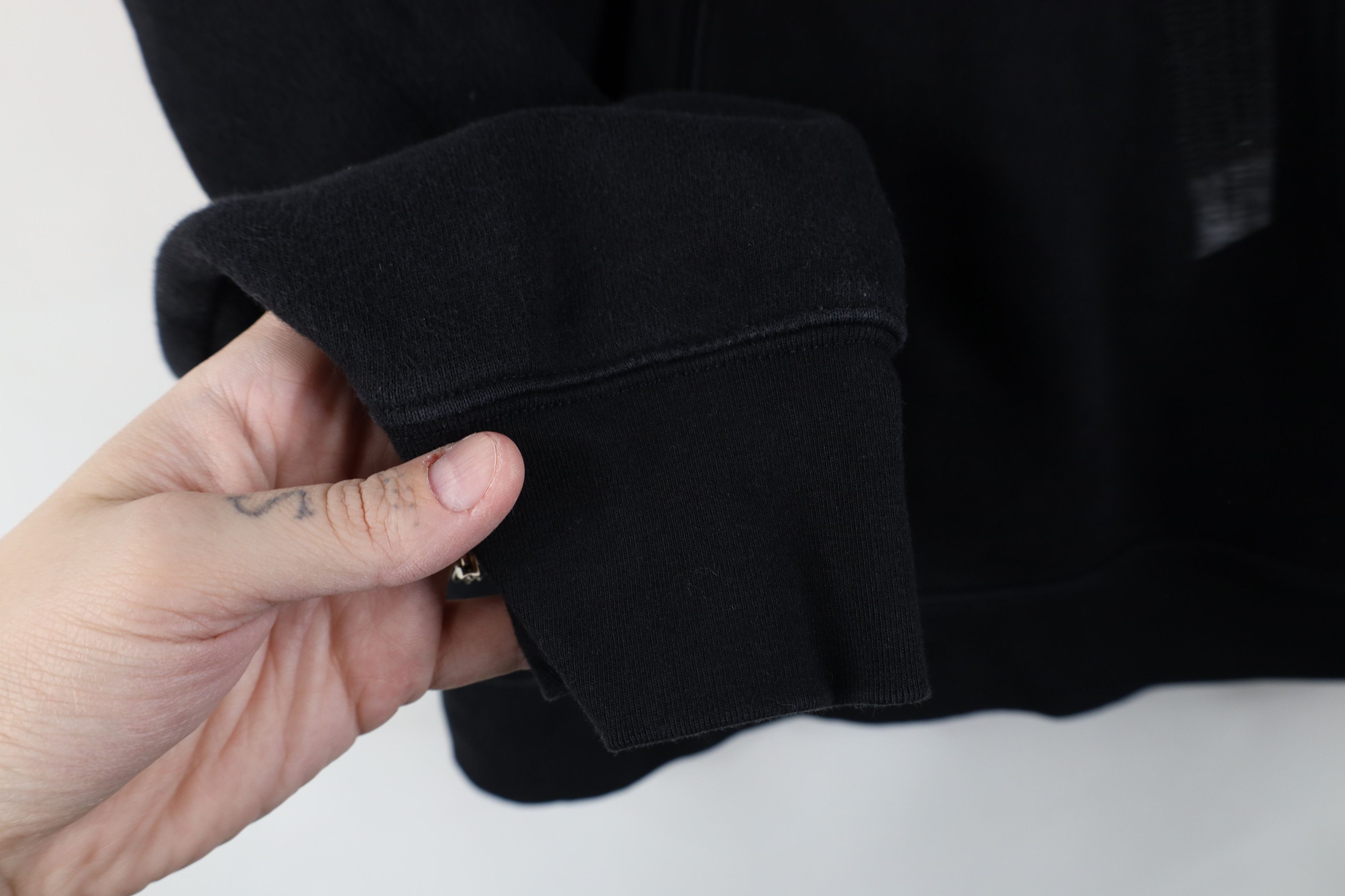 Athleta Athleta Faded Blank Heavyweight Hoodie Sweatshirt Black Size M / US 6-8 / IT 42-44 - 6 Thumbnail