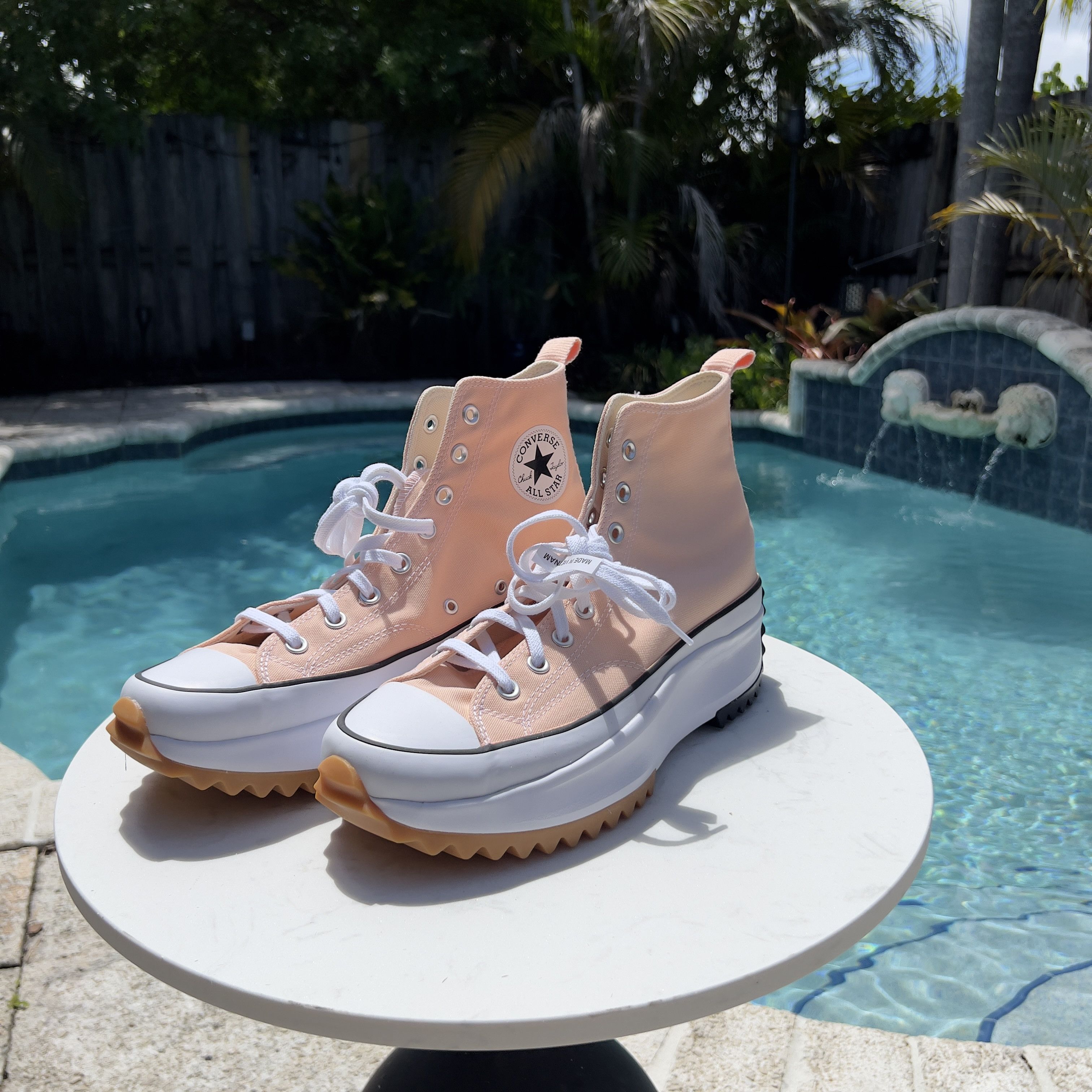 Converse Converse Run Star Hike Sneakers - Pink Platform Size US 11 / EU 44 - 2 Thumbnail