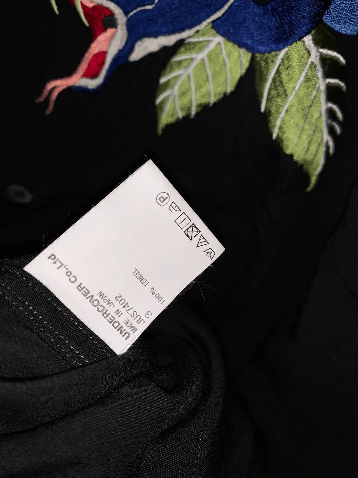 Undercover Undercover 17SS Snake Rose Stitch Shirt-2508 Size US L / EU 52-54 / 3 - 5 Thumbnail