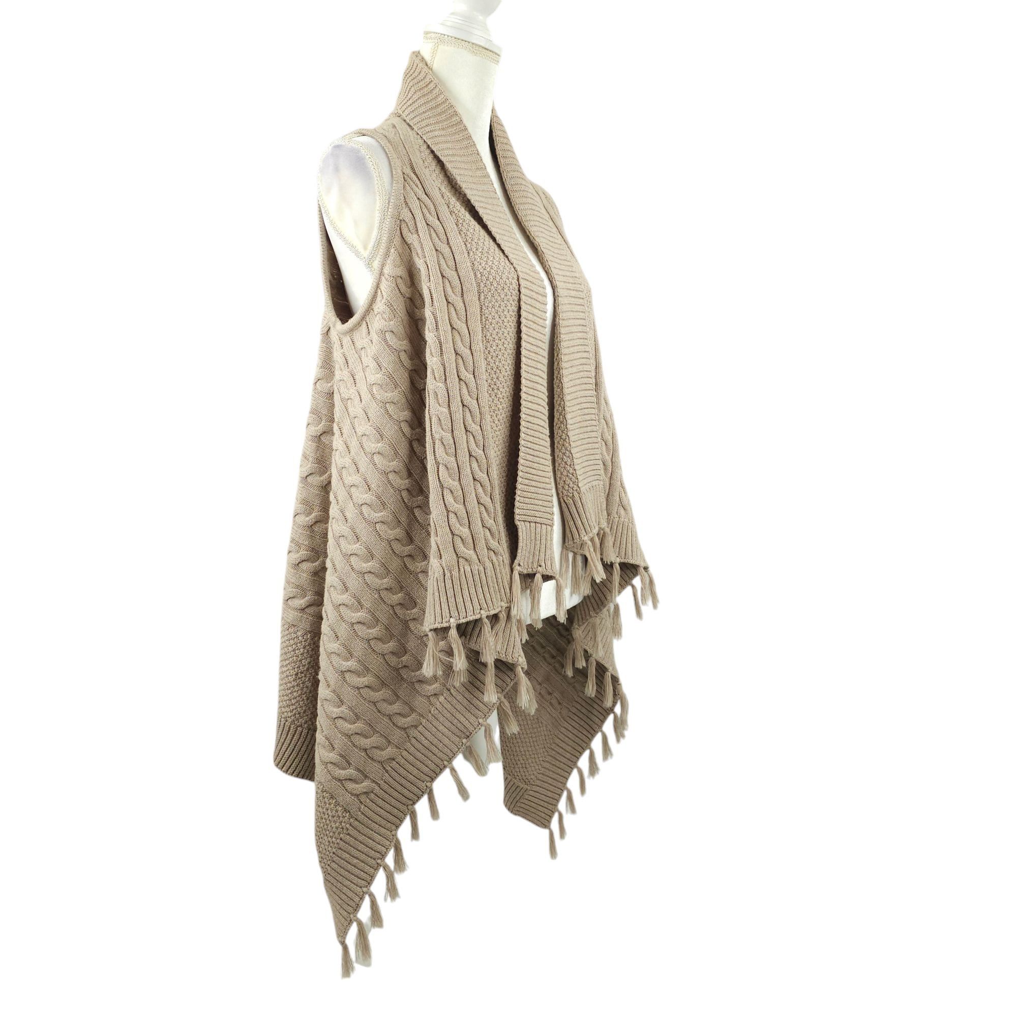 Other Matilda Jane Open Front Cardigan Cape Womens S Cable Knit Size S / US 4 / IT 40 - 6 Thumbnail