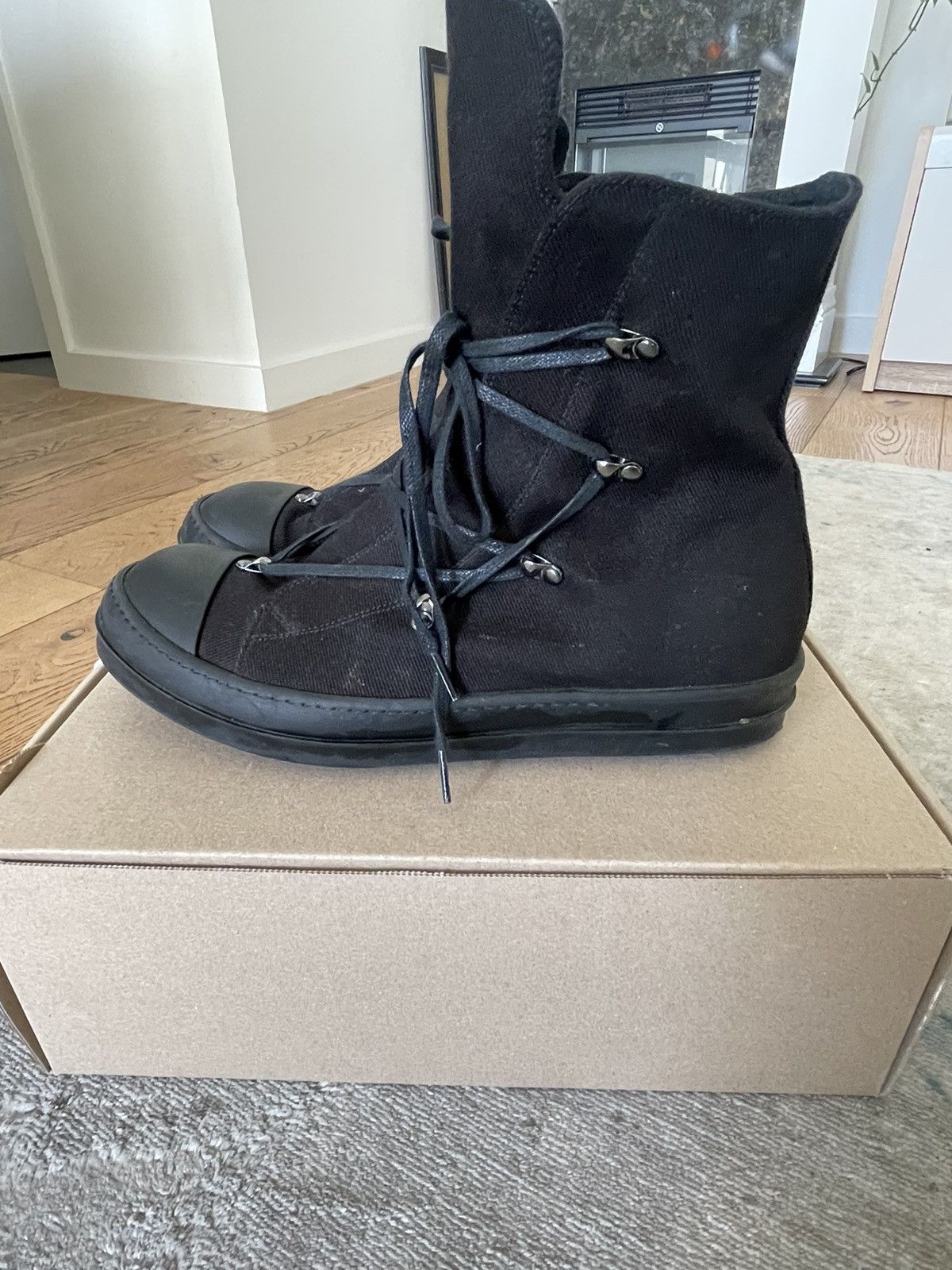 Rick Owens Drkshdw Rick Owens DRKSHDW Hexagram Ramones Size US 11 / EU 44 - 3 Thumbnail