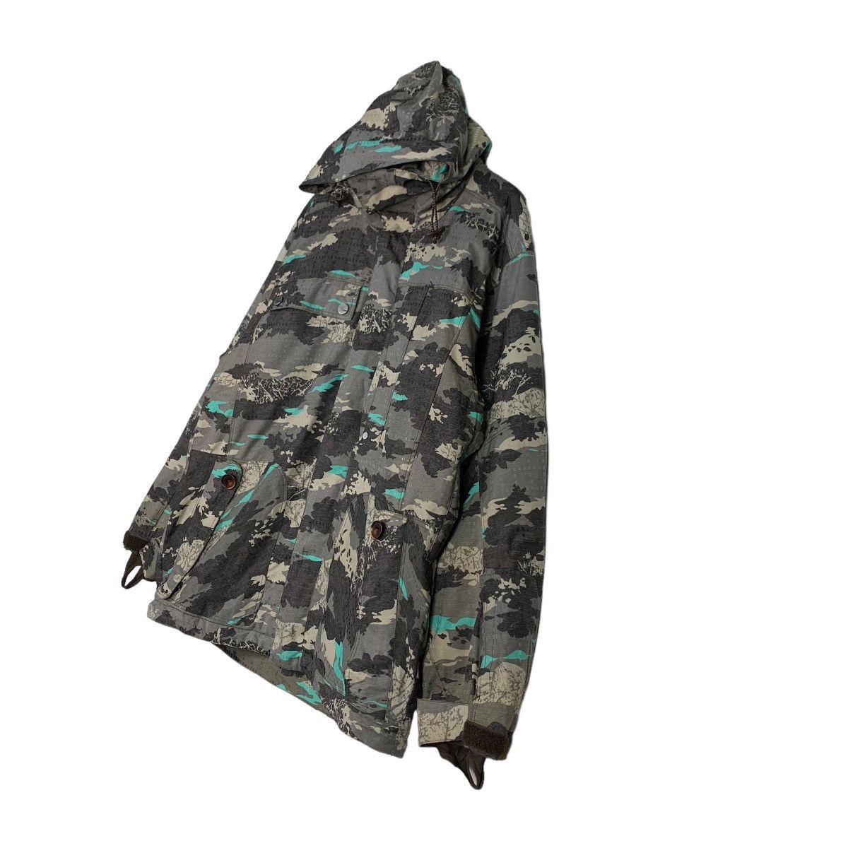 Mizuno MIZUNO Breath Thermo Snow Gear Camo Hoodie Jacket #0265-C12 Size US S / EU 44-46 / 1 - 2 Thumbnail