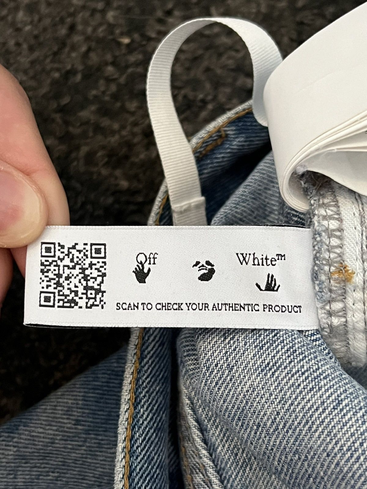 Off-White Off-White Straight-Leg Jeans Size US 32 / EU 48 - 6 Thumbnail