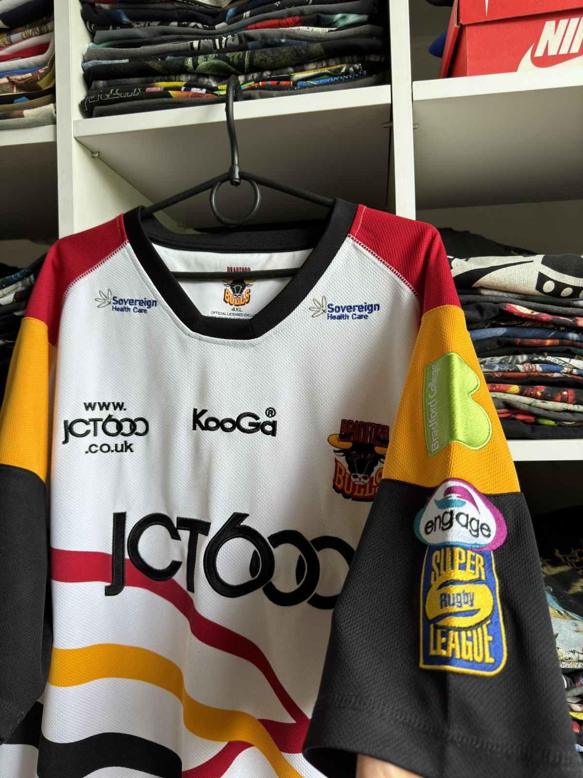 NHL BRADFORD BULLS 2010 NFL RUGBY JERSEY KOOGA 4XL Size US XXL / EU 58 / 5 - 3 Thumbnail