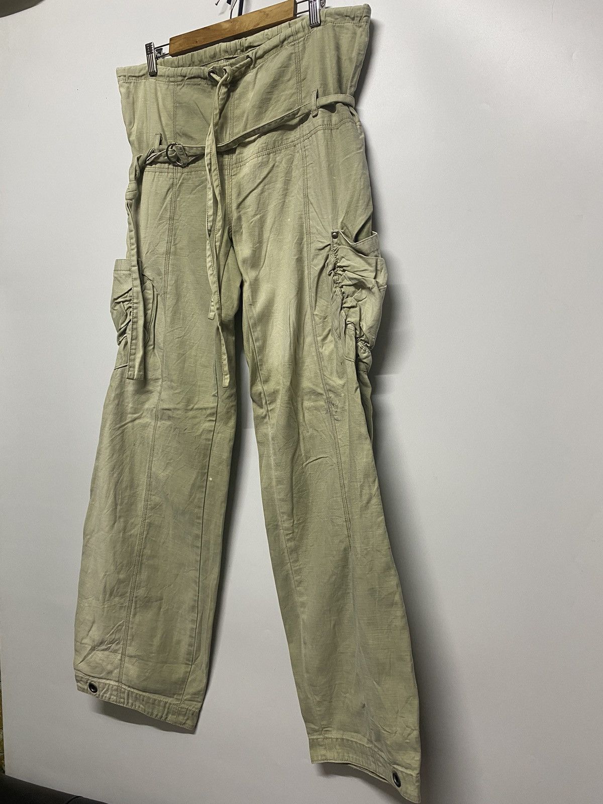 Designer × Japanese Brand Double Standard Clothing Women’s Cargo Multi Pocket Pants Size 36" / US 14 / IT 50 - 3 Thumbnail