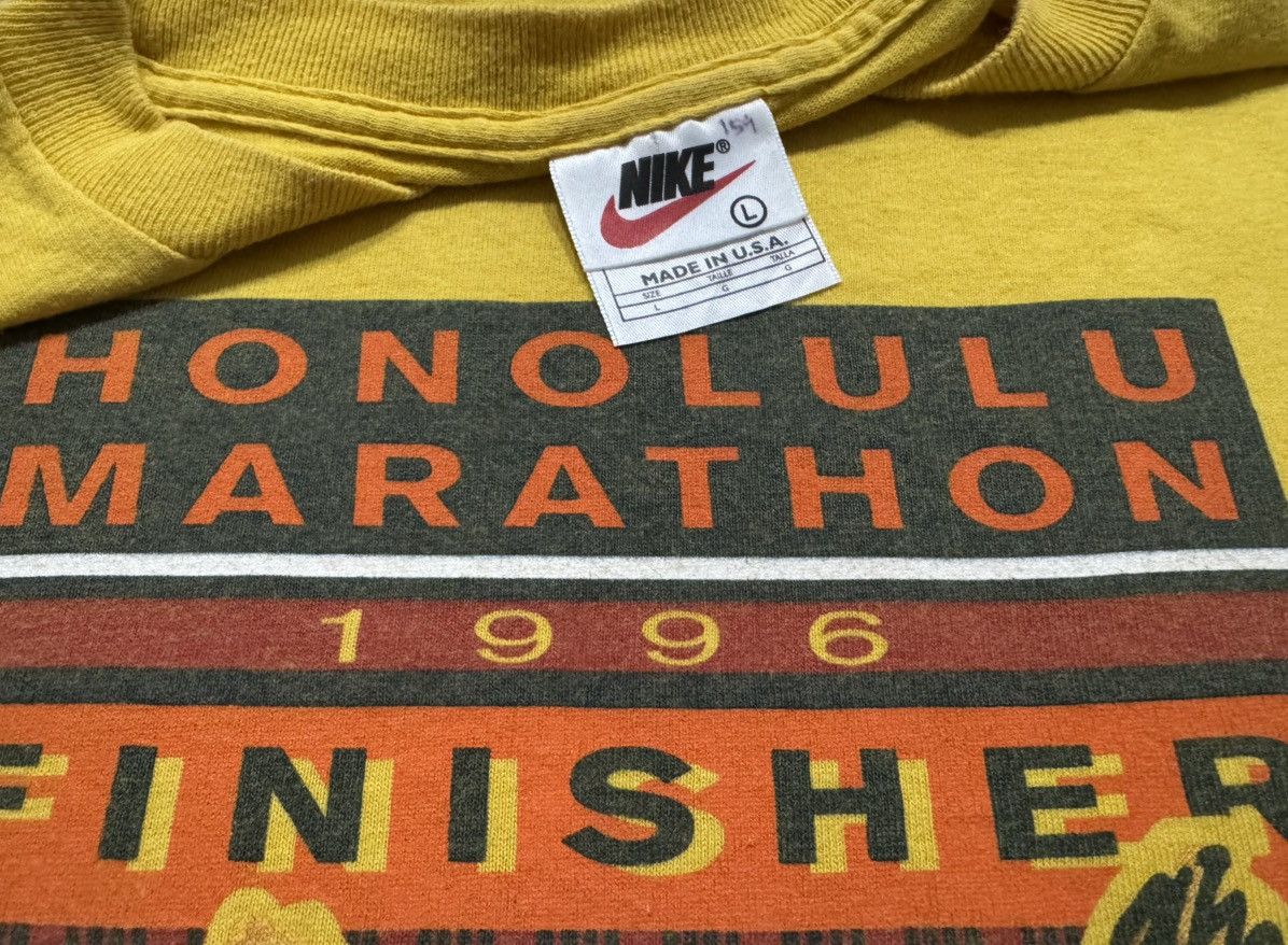 Nike Vintage ‘96 Nike Honolulu Marathon Made in USA Size US L / EU 52-54 / 3 - 3 Thumbnail