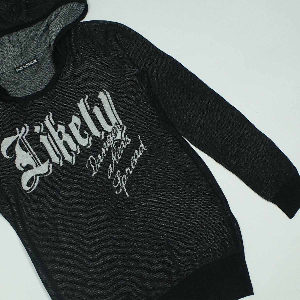 Beauty Beast *NoTariff Ghost of Harlem Knit Hoodie Size ONE SIZE - 5 Thumbnail