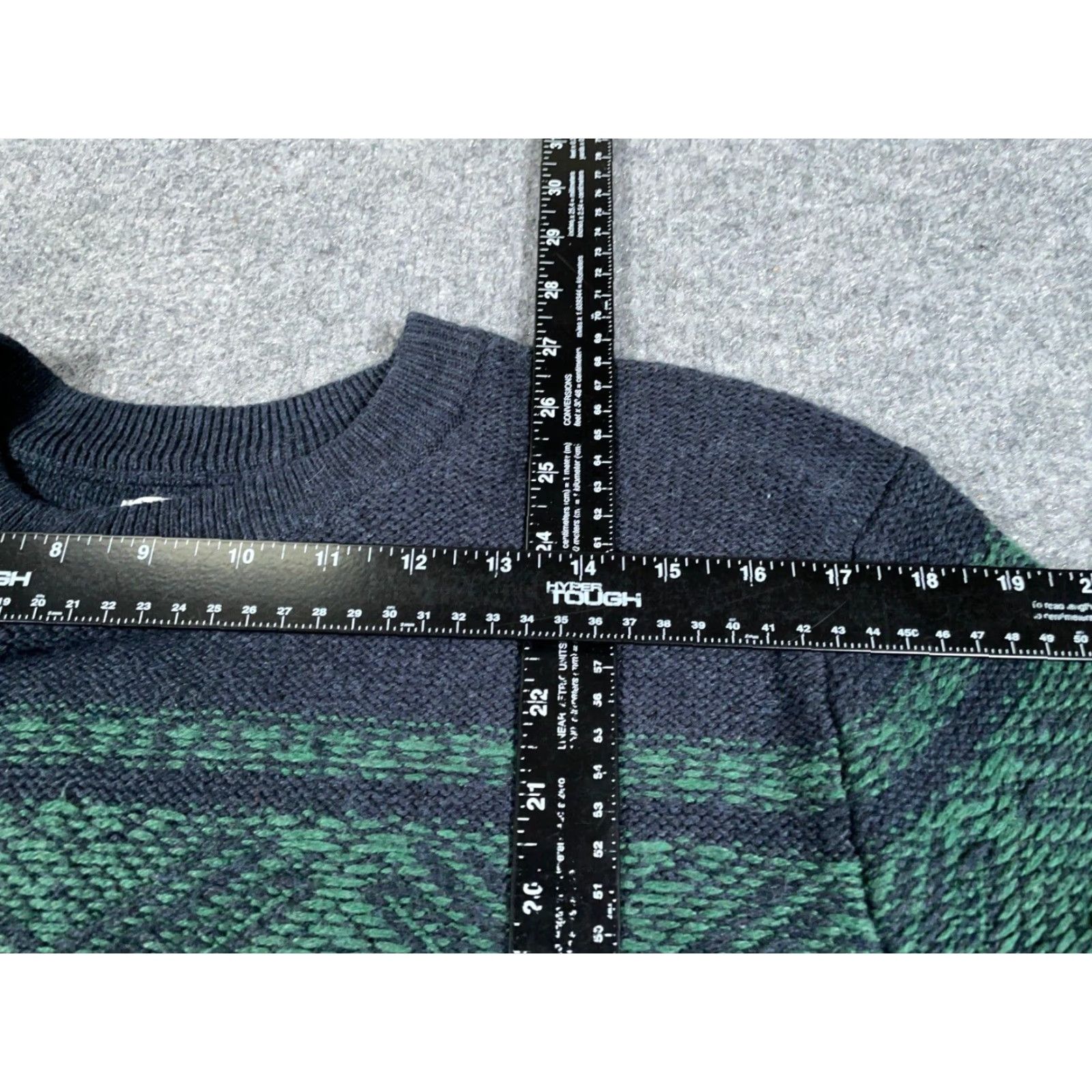 Croft & Barrow Croft & Barrow Geometric Snowflake Knit Sweater Adult Large Black Green Crew Neck Pullover Mens Casual Preppy Winter Size US L / EU 52-54 / 3 - 7 Thumbnail