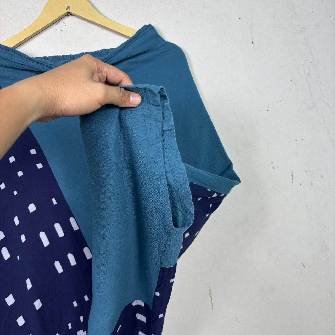 SOU SOU SOU SOU Kyoto Japan Fuji Harem Pants Blue Cotton Size M Size US 30 / EU 46 - 4 Thumbnail