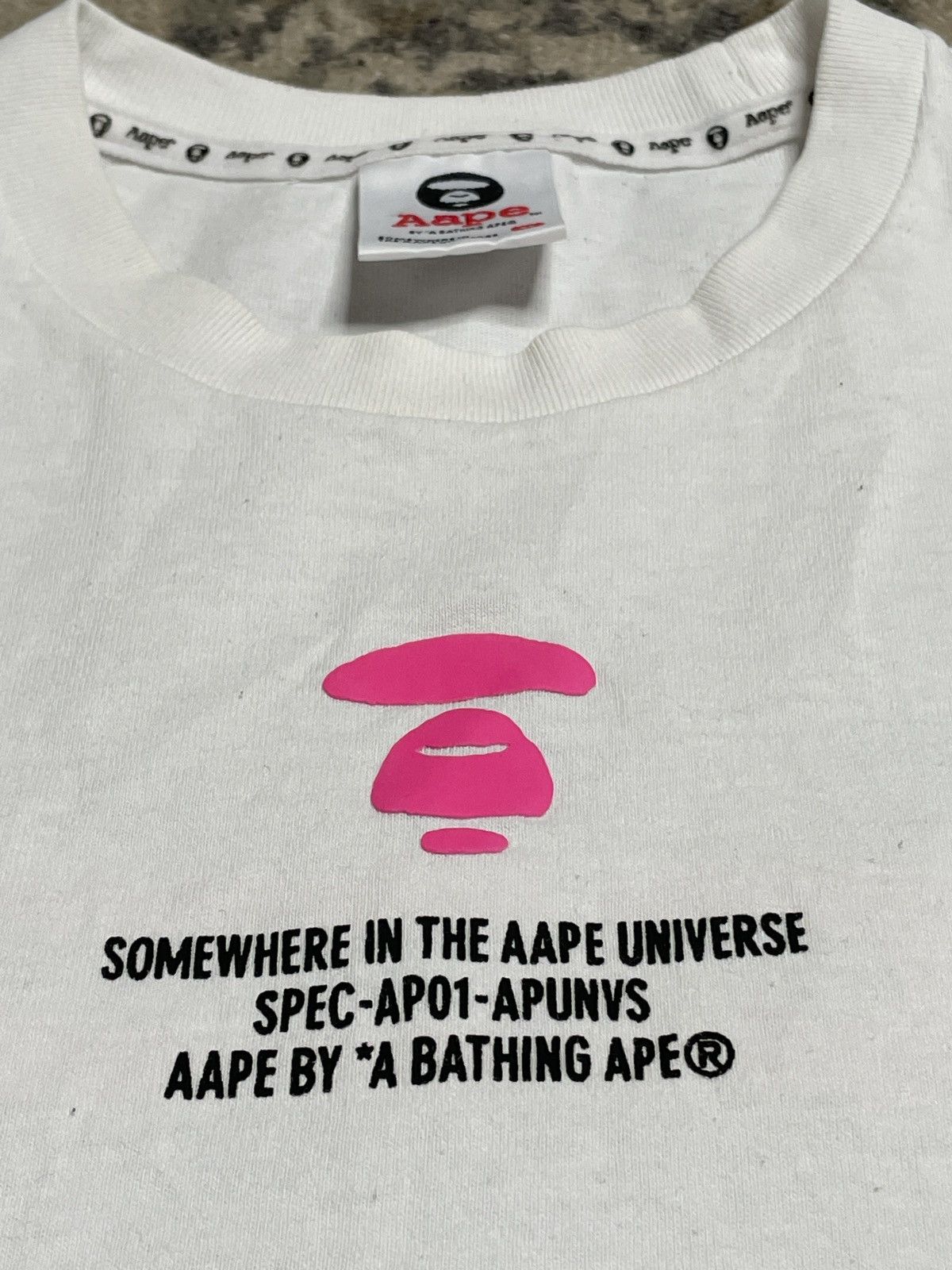Aape Vintage White T-Shirt Tee Logo Aape Bape Streetwear Size US M / EU 48-50 / 2 - 2 Thumbnail