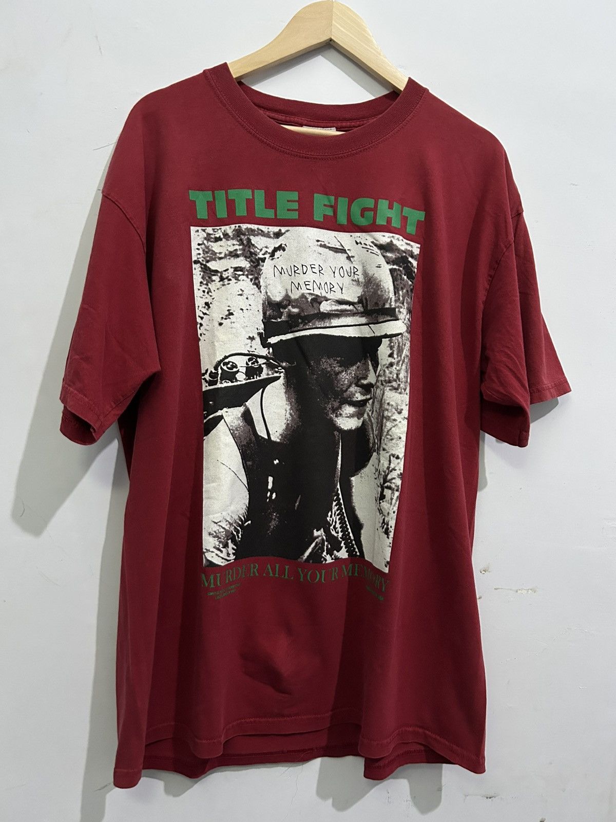 Band Tees title fight murder all your memory white tshirt size XL Size US XL / EU 56 / 4 - 1 Thumbnail