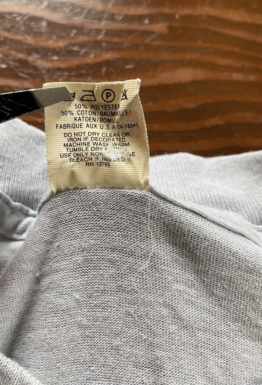 Vintage Vintage 80’s Bulkley Dunton Paper Co Single Stitch Grey Tee Size US L / EU 52-54 / 3 - 9 Thumbnail