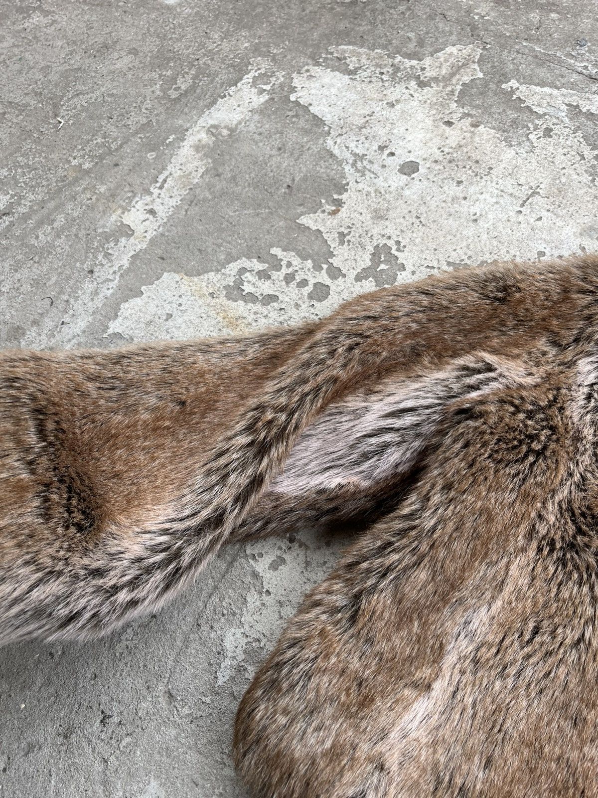 If Six Was Nine × Le Grande Bleu (L.G.B.) Vintage Fluffy Gothic JPG Style Eco Fur Faux Coat Jacket Y2K Size M / US 6-8 / IT 42-44 - 15 Thumbnail