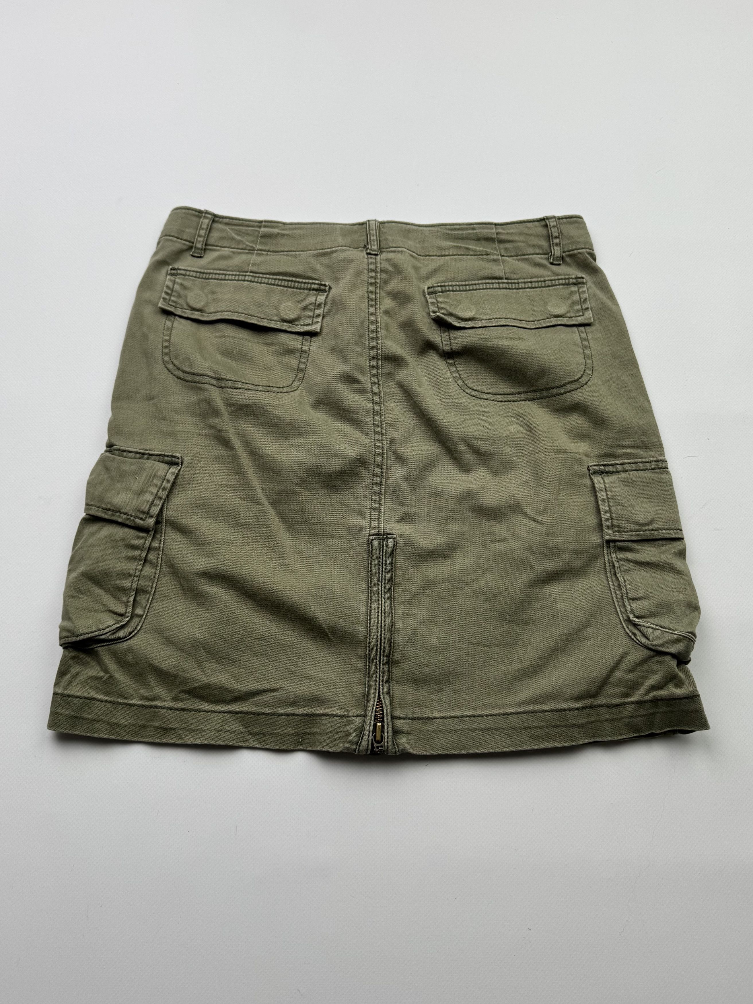 Japanese Brand Vintage Cargo Skirt B688(V472)E2 Size 27" / US 4 / IT 40 - 5 Thumbnail