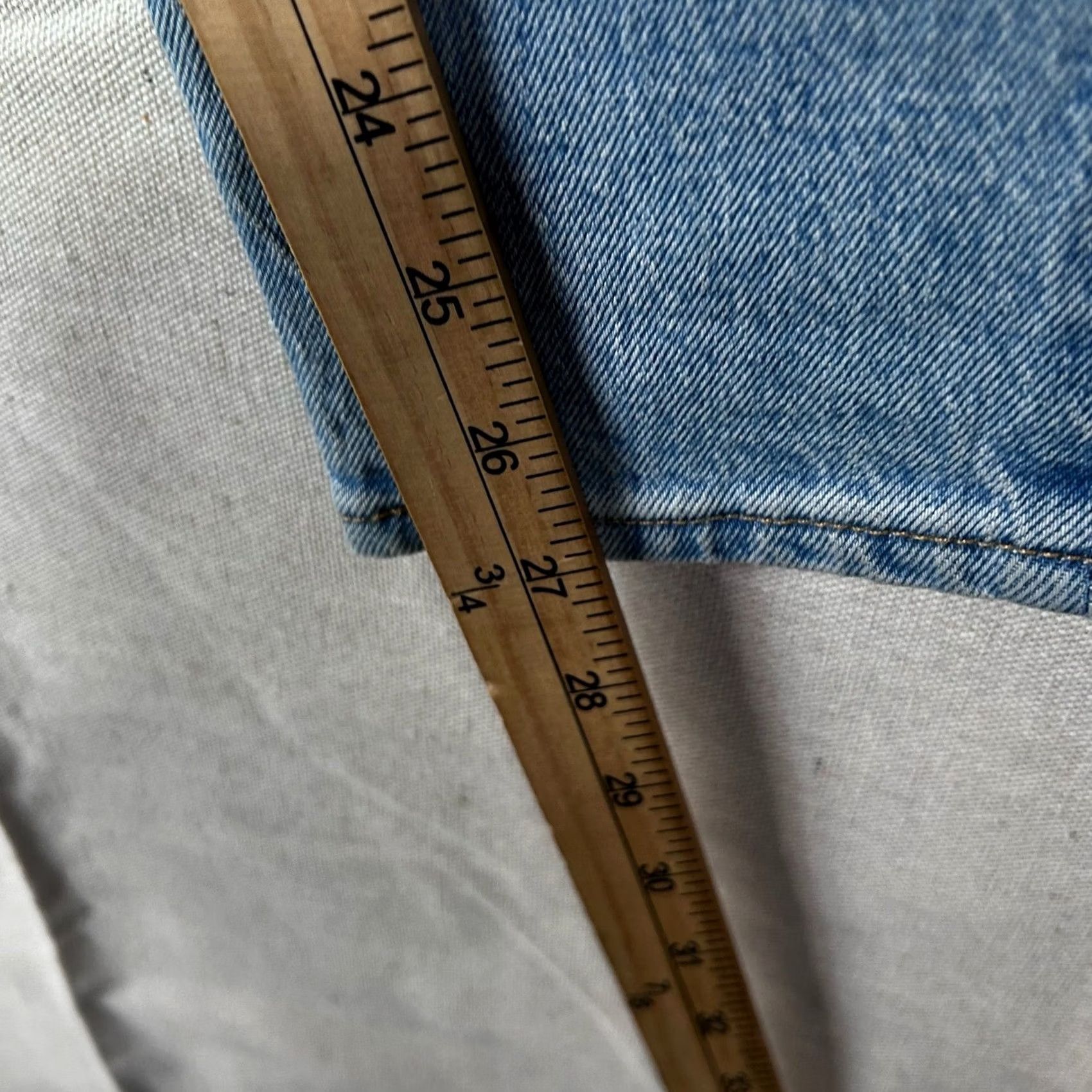 Vintage Levi's Premium Wedgie Straight Jeans Womens 25 Medium Wash Blue 22861-0098 Size 42" / US 20 - 5 Thumbnail
